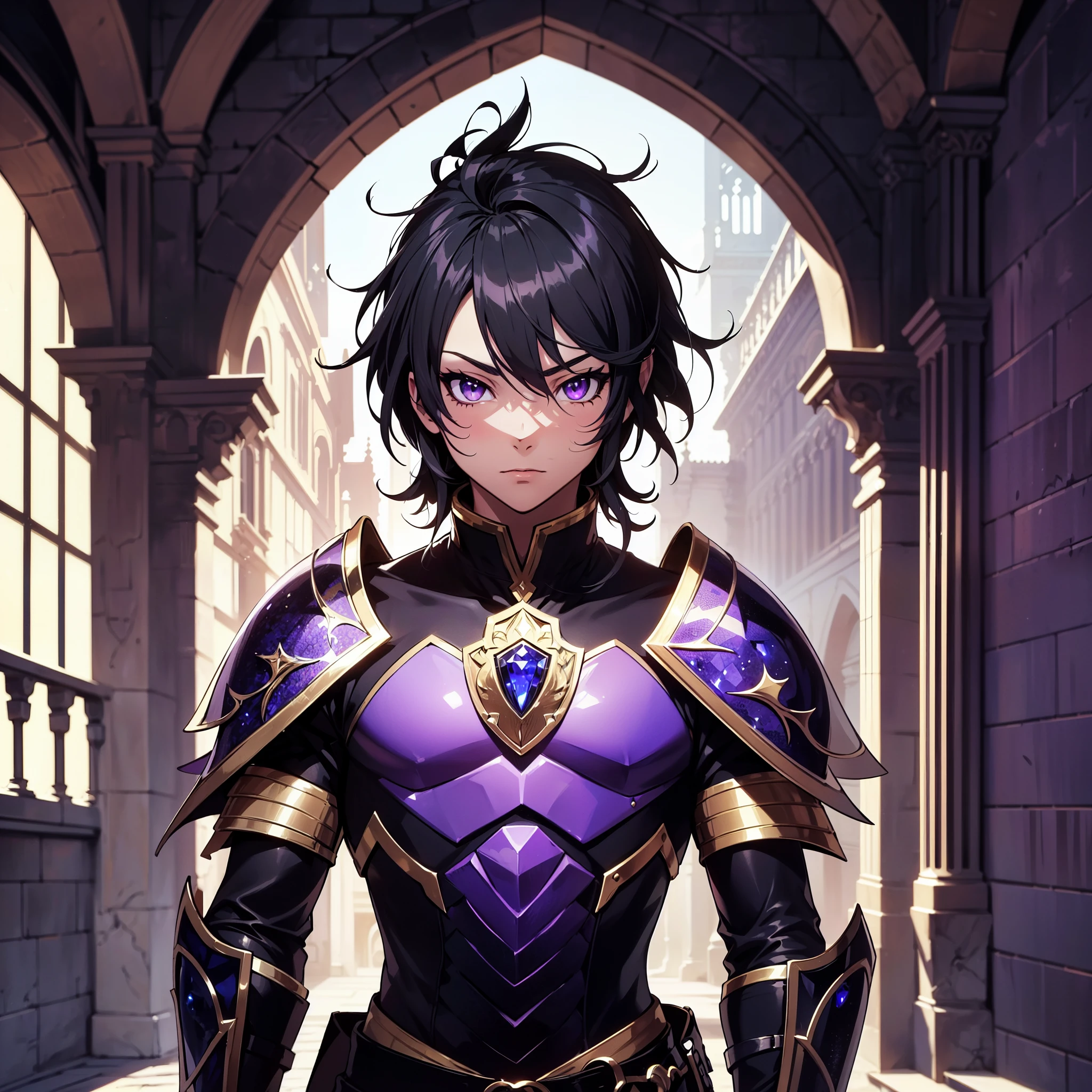 128K Ultra High Definition,
128K Ultra High Quality,
128K Ultra High Resolution,
Best Definition,
Best Quality,
Best Resolution,
Perfectly Detailed,
Perfectly Designed,
Extremely Detailed,
Extremely Designed,
Hyper Detailed,
Hyper Definition,
Hyper Quality,
Hyper Resolution,
Masterpiece,
(((Anime))),
Body Shot,
(((Boy))),
Handsome,
Muscular Body,
(((Black Mid Hair))),
(((Purple Eyes))),
(((Hyper Detailed & Perfectly Designed With Ultra High Quality Blue Sapphire Warlord Armor))),
(((Inside Of Medieval Royal Palace Background Scenery))),