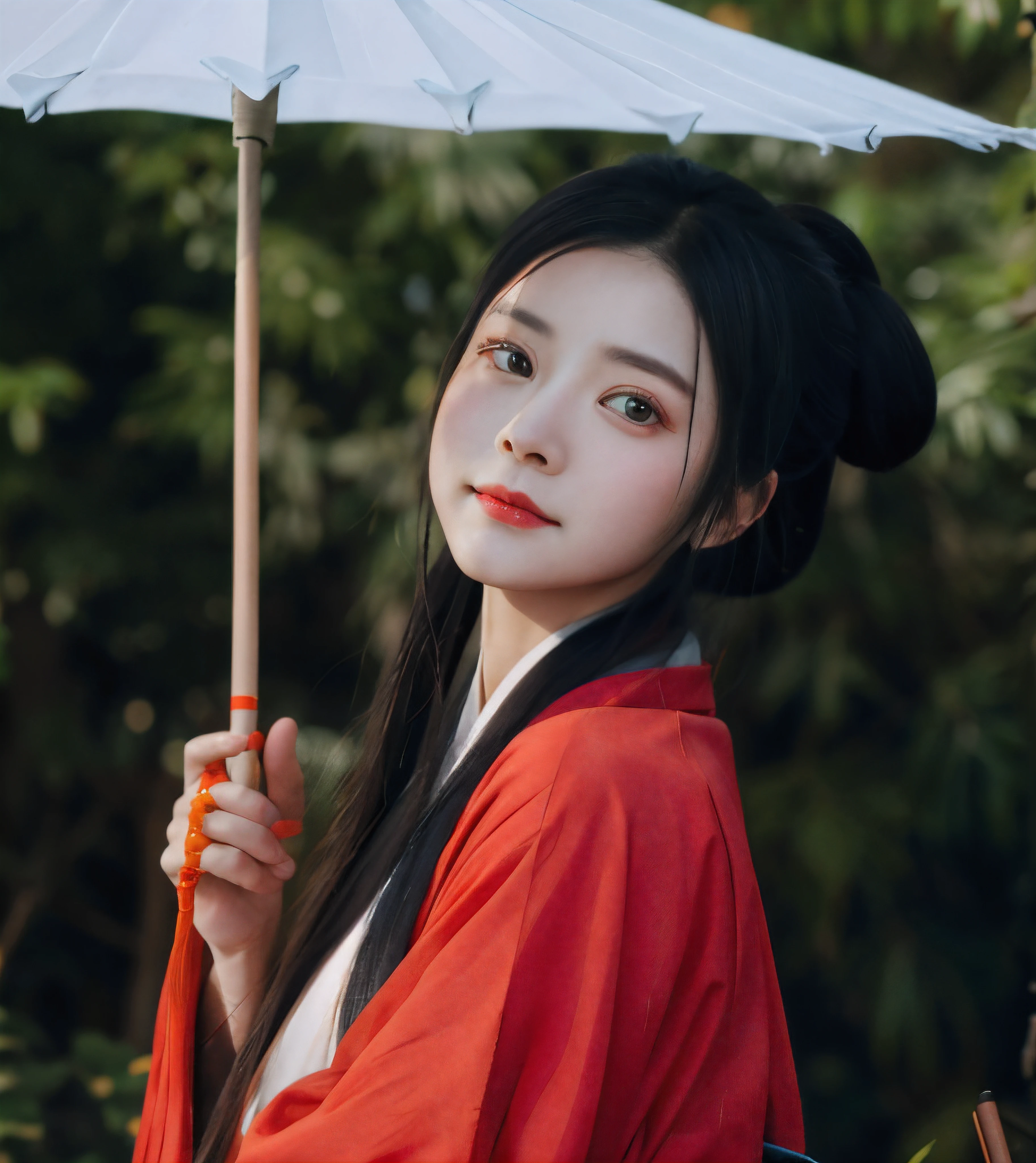 Hanfu，Good face，Normal face shape，