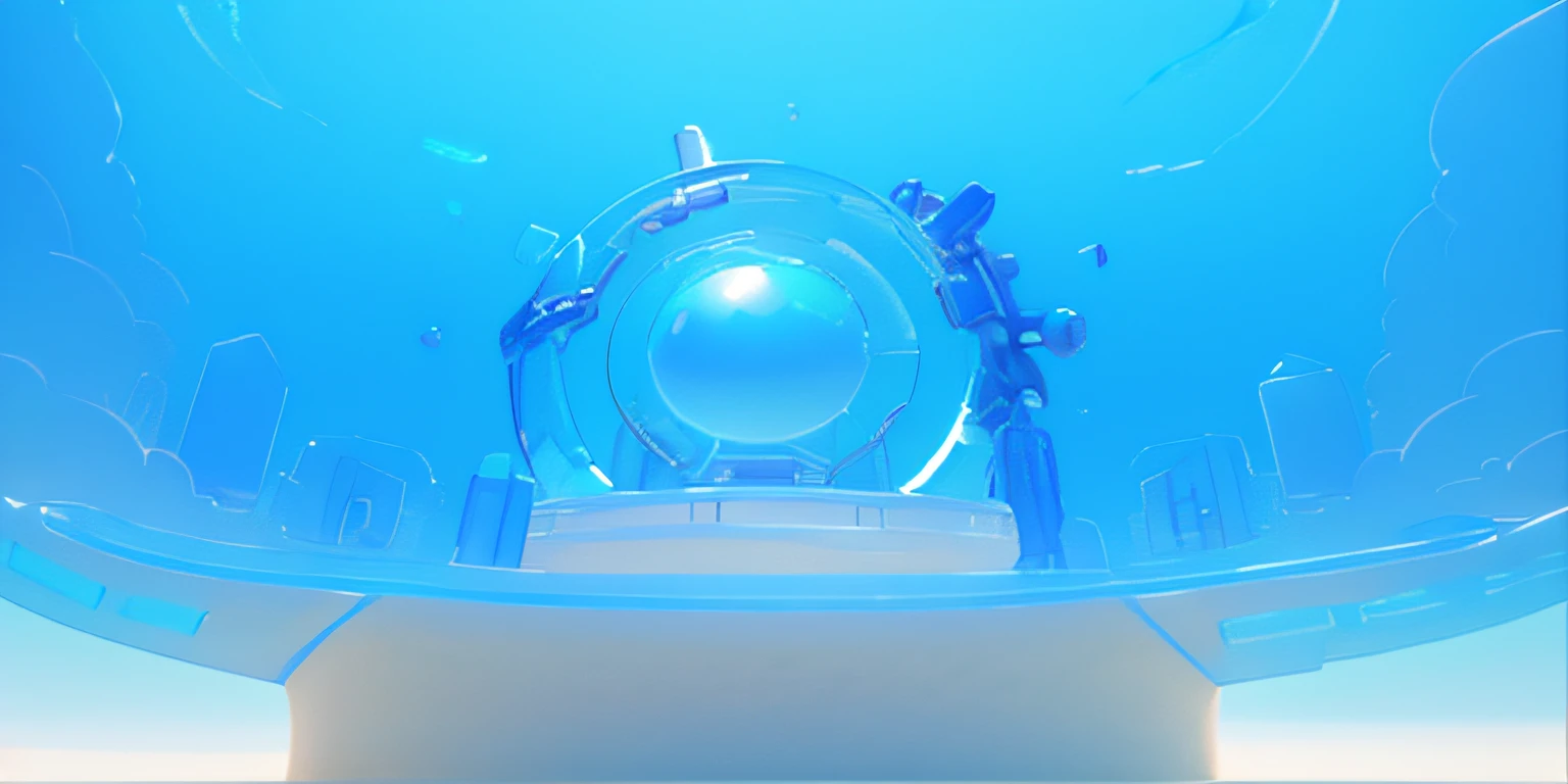 3D,basic materiallue colors,white colors,sense of science and technology,Translucent glass,octaneratingrendering