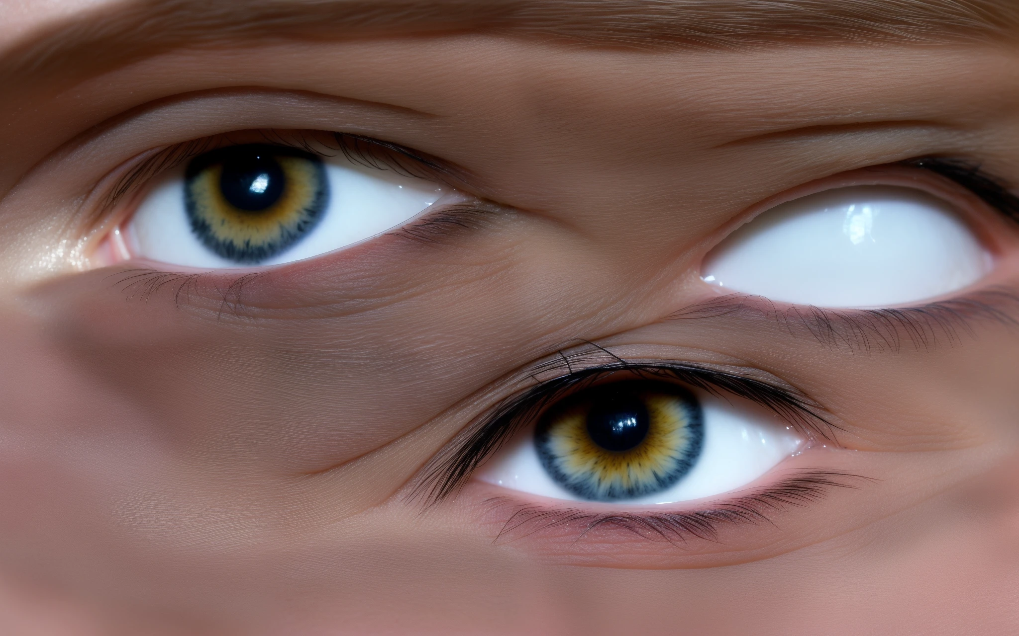 Eyes blink