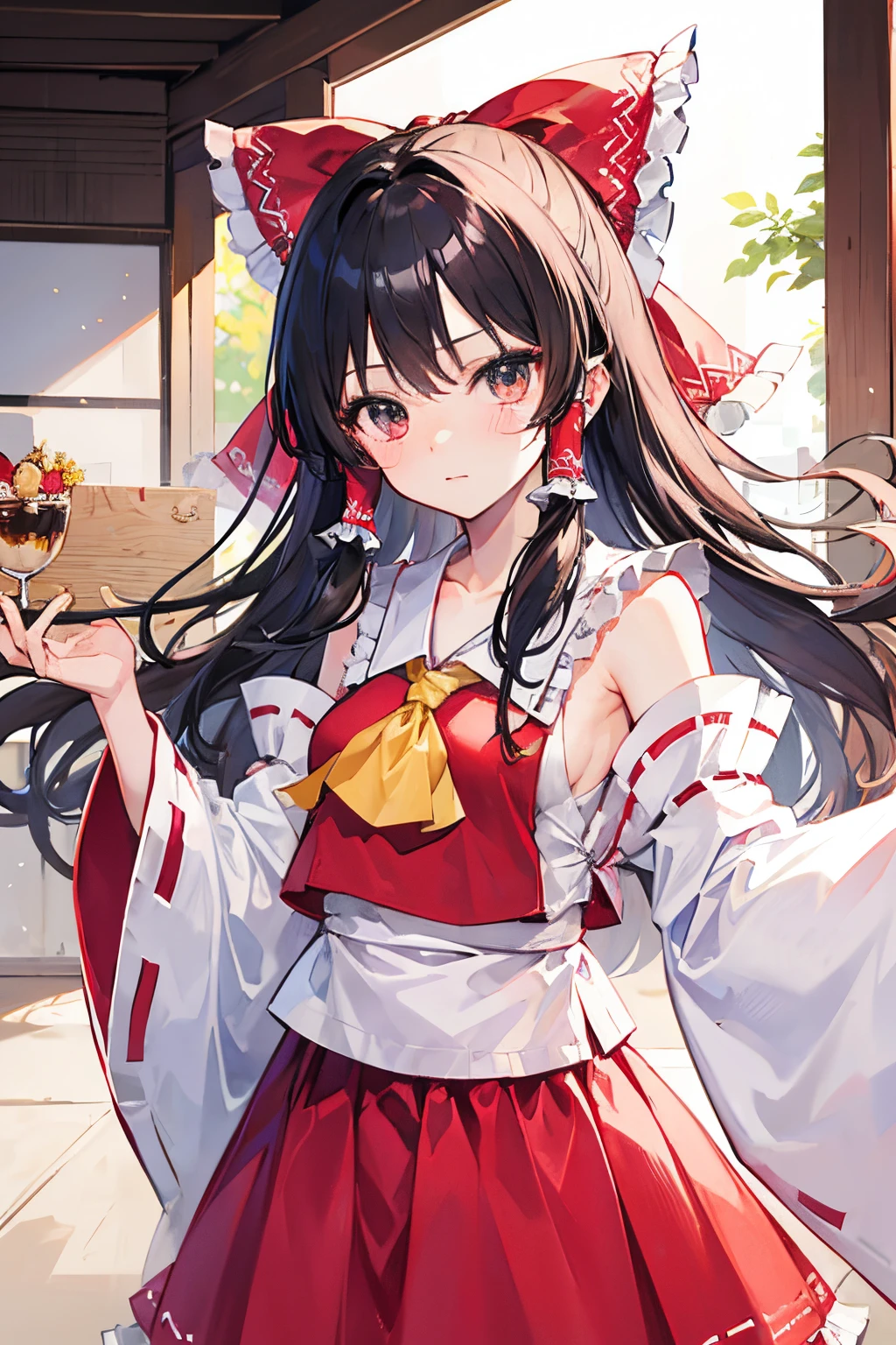 Kirisame Marisa,Hakurei Reimu,1GirlTag,miko cloth