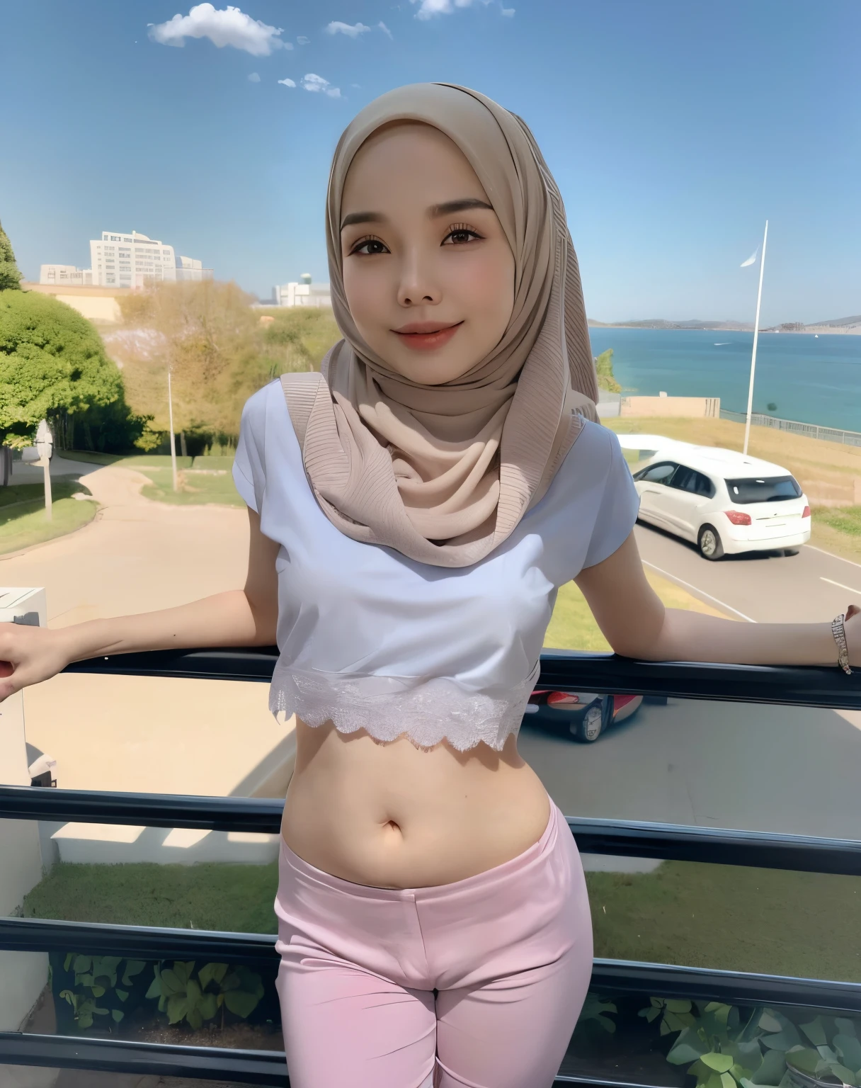 (((HIJAB MALAY GIRL))), IMF as a good Guy, TECHNOLGY, AI, futuristic, blockchain, International Monetary Fund, (MATRIX WORLD), ((look In front  at the camera CLOSED YOUR EYES and SMILE)), (((HEAVY ASS))), (((GIGANTIC ASS))), ((HEAVY BOOTY)), ((GIGANTIC PLUMP)), ((PLUMP)).