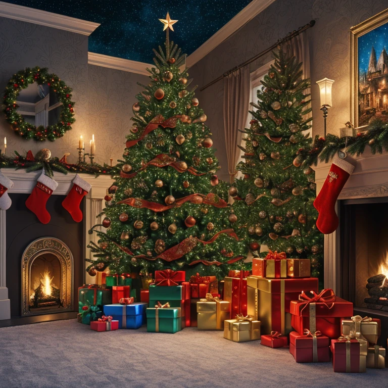by Thomas Ascott, christmas, enhance, intricate, (best quality, masterpiece, Representative work, official art, Professional, unity 8k wallpaper:1.3)