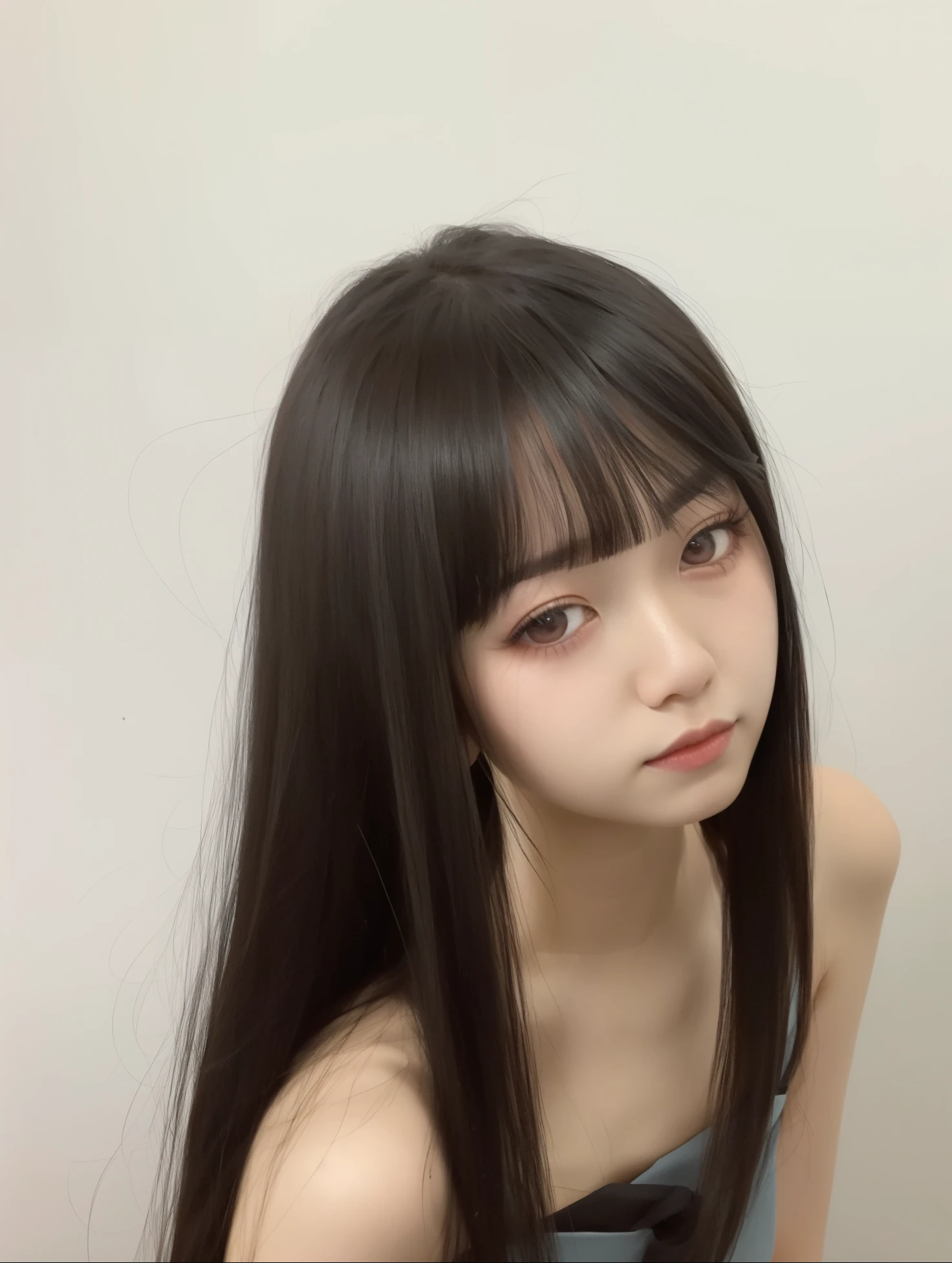 Mulher com cabelos longos e camisa branca posando para uma foto, 18 anos, 1 6 anos, 19-year-old girl, 2 Modelo feminina de 4 anos, com cabelos longos, Asian girl, Lalisa Manobal, Beautiful Asian girl, Asian girl with long hair, Anna Nikonova aka Newmilky, 21 anos