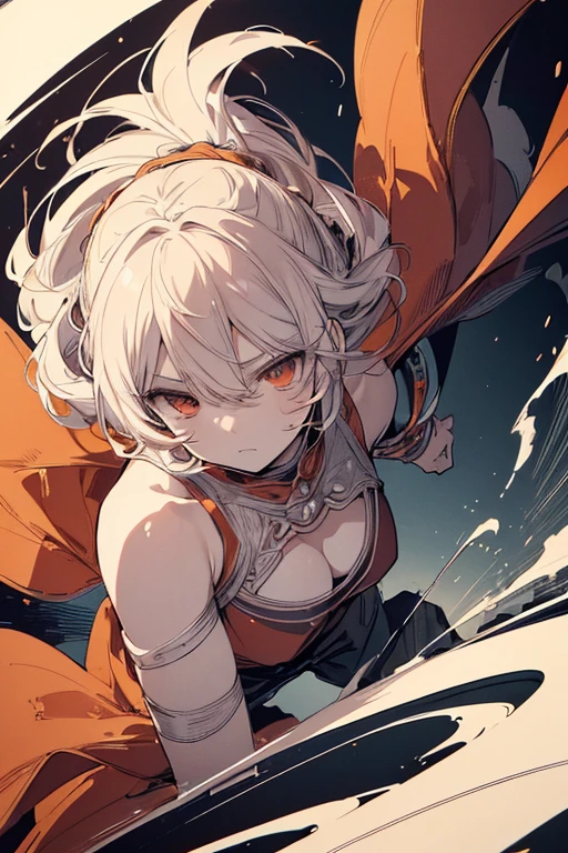((masterpiece)), ((high resolution)), ((super delicate)), (Line drawing drawing style illustration), manga style, (One man and one monster), (Outline warm color), (whole body), ((Diverse angles)), (action pose), (Combat scenes), (dynamism), (sense of speed), eerie, horror factor, (Distinctive hair style), (Creative accessories), (individualistic atmosphere), eerie worldview, Suspicious atmosphere