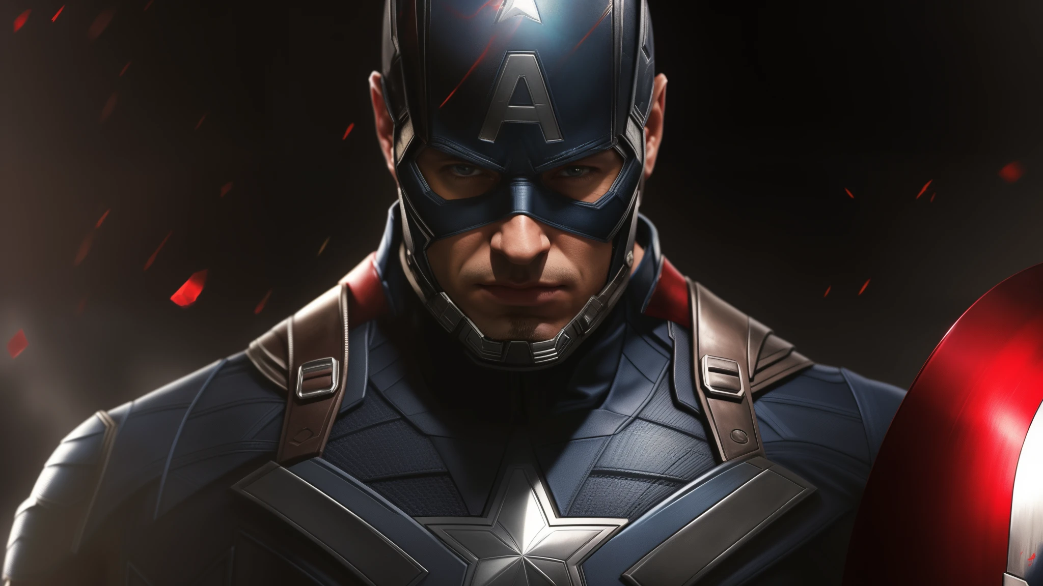 captain america wallpapers hd wallpapers hd wallpapers, portrait of captain america, Captain America, Arte Marvel, Arte conceitual da Marvel, marvel superhero, super hero art, Superhero portrait, Personagem da Marvel, vader as captain america, Directed by: Johannes Helgeson, walter white as captain america, Artgerm Greg Rutkowski _ Greg, estilo da maravilha, Artgerm extremamente detalhado