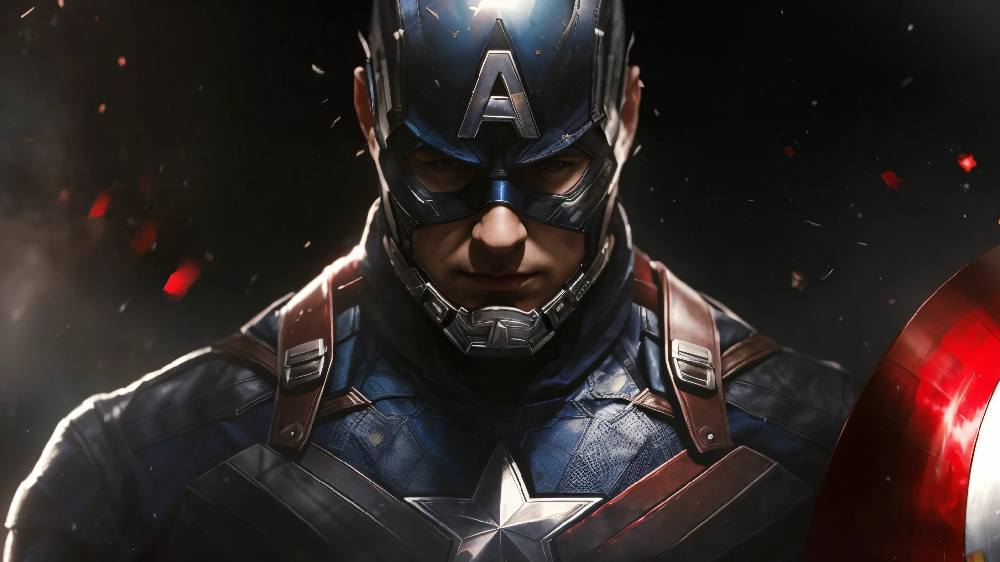 captain america wallpapers hd wallpapers hd wallpapers, portrait of captain america, Captain America, Arte Marvel, Arte conceitual da Marvel, marvel superhero, super hero art, Superhero portrait, Personagem da Marvel, vader as captain america, Directed by: Johannes Helgeson, walter white as captain america, Artgerm Greg Rutkowski _ Greg, estilo da maravilha, Artgerm extremamente detalhado