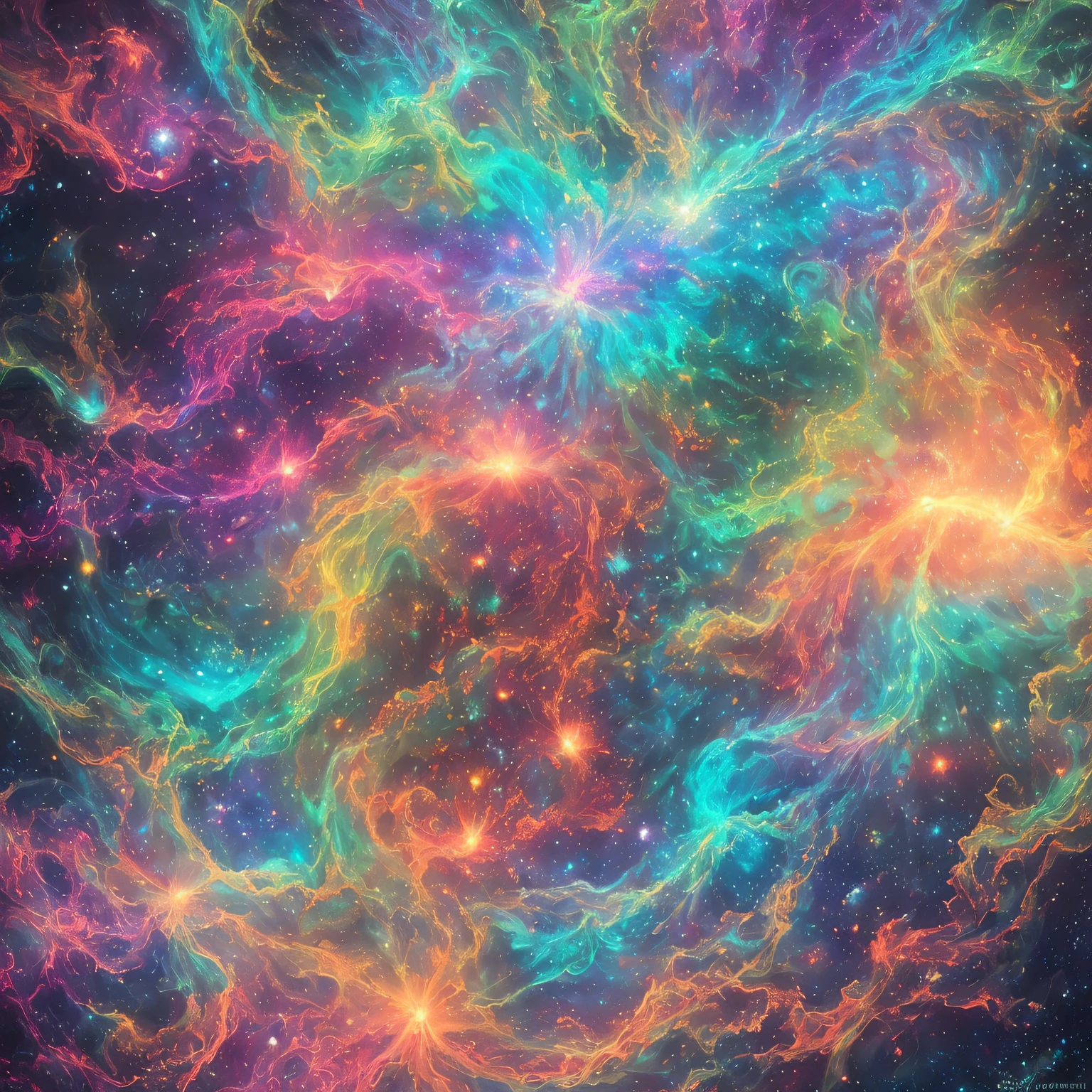 inconceivable and spectacular a scene of emergence of a figure crying from the glowing cloud, tears, splashing, fear, drips, flowing, bioluminescent skin, fractal nebula threads, iridescent rain, cosmic entities, celestial, cosmic, transparent, vibrant and vivid, swirls, twirling, unrealistic, high contrast, symobolism, magical, mystical, mystifying, hyperrealistic, oversaturate, colorfully, sadness, hopeless, heartbreak, dark,