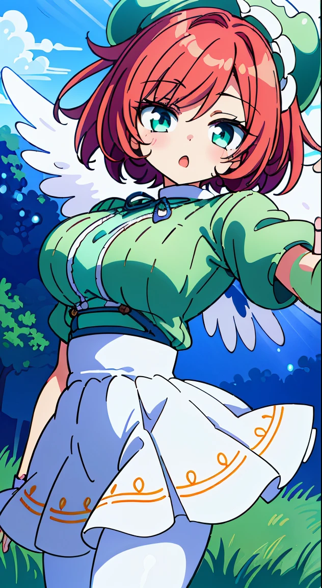 Nausicaa of the valley of the wind, {{{completely nude}}}, huge breasts, cry