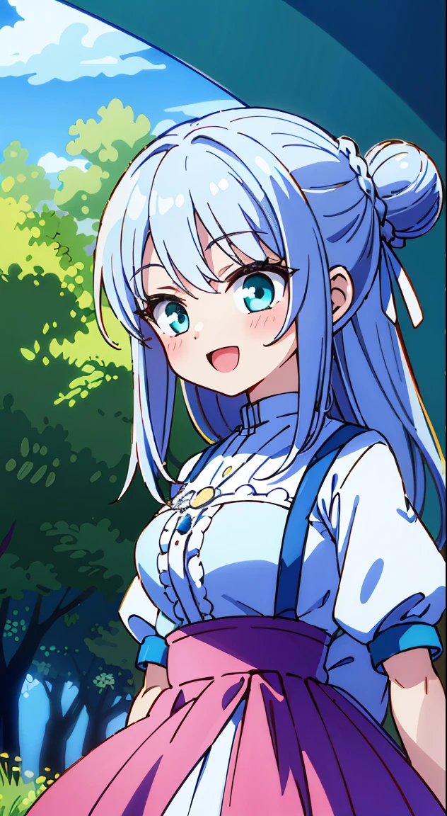 (masutepiece, Best Quality, Perfect Anatomy, High quality:1.4), absurderes, absolutely resolution, unbelievable Ridiculous, hight resolution, ultra-detailliert, Official art, Unity 8k壁纸, Kinetic typography,nice hand, Perfect hands, Detailed beautiful hands, Large_filesize, fulcolor, hight resolution, symmetric, exceptional, Best aesthetic, newest, Anime, very beautiful detailed body,The hair,faces,The eye, , BREAK,
1 beautiful girl, 1girl in, (Cute:1.5),(Cool:0.8), (Beauty:1.5),(Chibi:0.5), ( girl), (girl, Older sister, Unclear, Beautiful face of Japan:1.2) BREAK, (A detailed eye,Tsuriformes:1.2),(Silver hair,Long hair in a bun,Deco:1.8), star eye silhouette thick eyelashes, Double eyelids:1.2), cleavage, ,Swaying udder, Clear skin, Beautiful skin, Shy, Erect ,Clear skin, Beautiful skin, Shy, gleaming skin,(best quality face),(Top quality glowing eyes),(The best smile,:D:1.45),
BREAK (white and light green theme:1.4), ((Gothic lolita, classic and cute fashion):1.2), (Light green classic bonnet on the head:1.4), (Fusion of light green jumper skirt and white blouse:1.5), (lightgreen (overall skirt, jumper skirt) With white frills:1.4), (The skirt has a large light green ribbon.:1.4), ((Short sleeves, Bishop Sleeve):1.3), (crinoline:1.2), (Oversized multilayer skirt with ruffles:1.3), (White pantyhose:1.2), (Place multi-layered white ruffles on the front of the skirt。。。:1.3),
BREAK (The pink skirt has detailed embroidery..:1.4), (lowfers:1.1),
BREAK
sitting, knees up,
Outdoors, day, Blue sky, cumulonimbus clouds, Sunlight, Flowers, garden, forest, Soto, Trees, Wind, Windy, Nature, tussock, (camping:1.4),depth of fields,
BREAK,wakame,wakame,wakame,(Dynamic Poses, Dynamic Angle, close-up, Cowboy Shot:1.4),
BREAK,(Blurry background:1.3),(absurderes, hight resolution, Super Detail Art),cel shading,Clear Color, Lonely optical effect, Beautiful pictures, Bright glow, mystic atmosphere,(Close-up of girl:1.1), Mystical light particle effect,manga influence, clean line drawings,
nice hand, Perfect hands,