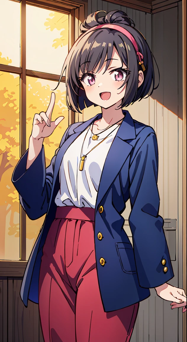 (masutepiece, Best Quality, Perfect Anatomy, High quality:1.4), nice hand, Perfect hands, Detailed beautiful hands, Large_filesize, fulcolor, hight resolution, symmetric, exceptional, Best aesthetic, newest, Anime, very beautiful detailed body,The hair,faces,The eye, , BREAK,
1 beautiful girl, (17 years old girl), Very detailed, colourfull, highest details, 1 beautiful girl, Solo,(Cute:1.5),(Chibi:0.8), (kawaii:1.5),(Lori:0.5),(girl, Cute, Cheerful, Loli face, slightly bulging chest),(A dark-haired,Disheveled short bob,tareme,Pink eyes:1.55),(sano,A smile,Bad face:1.2), (White rabbit ear headband:1.2),Shiny skin,Clear skin, Beautiful skin,(best quality face),(Top quality glowing eyes), (The best smile,Doya face:1.45), BREAK,
girl, black eyelashless hair), (red hairband, braid hair), (Mushrooms on the head),
BREAK HA,
(light yellow blouse:1.2), (wide pants skirt, red pants skirt:1.2), blue pendant necklace, (Flat color),
BREAK,(morning), inside in room,A room in a dilapidated apartment,Tatami mats,window,Chabudai,unit bath door,entranceway,scattered diapers,naked girl poster,coke,on back, tusk, Open mouth, Looking away,depth of fields,
BREAK,wakame,wakame,wakame,(Cowboy Shot:1.4),
BREAK,(Blurry background:1.3),(absurderes, hight resolution, Super Detail Art),cel shading,Clear Color, Lonely optical effect, Beautiful pictures, Bright glow, mystic atmosphere,(Close-up of girl:1.1), Mystical light particle effect,manga influence, clean line drawings,