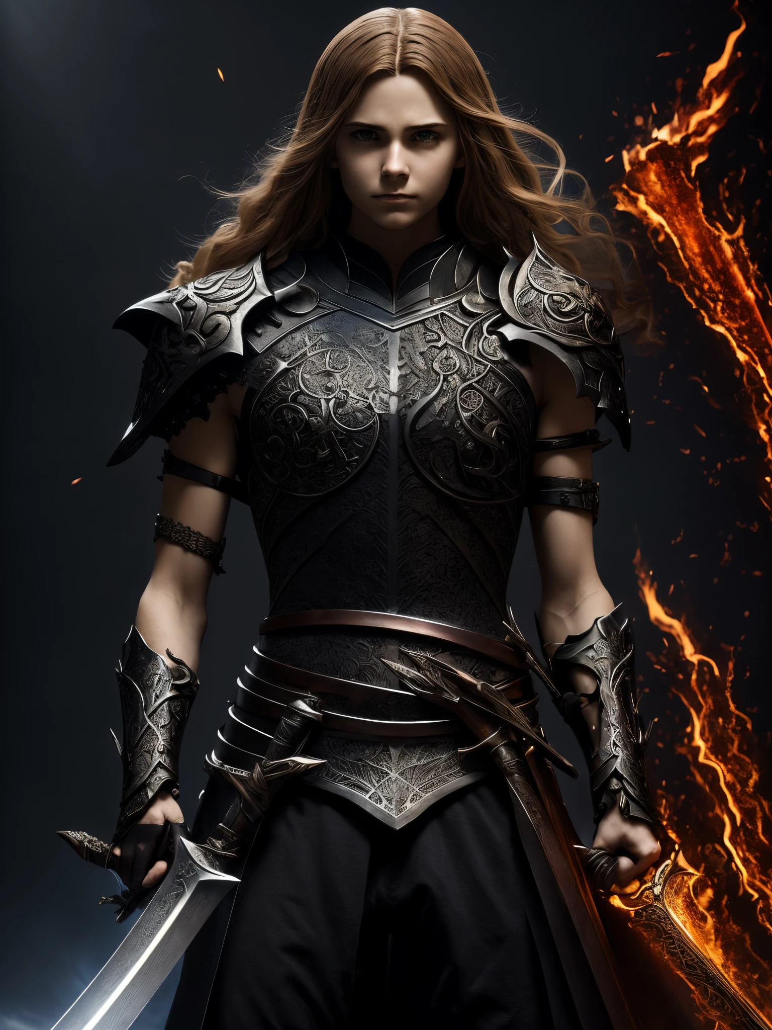 I am the bone of my sword,Steel is my body, and fire is my blood,I have created over a thousand blades,Unknown to Death,Nor known to Life,Have withstood pain to create many weapons,Yet, those hands will never hold anything,So as I pray, UNLIMITED BLADE WORKS,