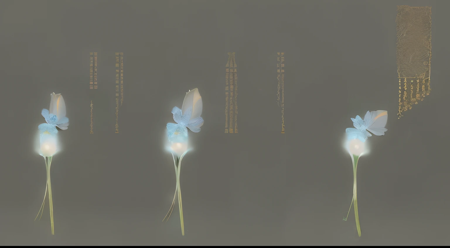 (a very delicate and beautiful)、femele、ren、florals、独奏、(picked up by a sylph、No dark background illustration、(silhuette)、skinny body、background at room、single body、mournful、1 persons、ass hole up、