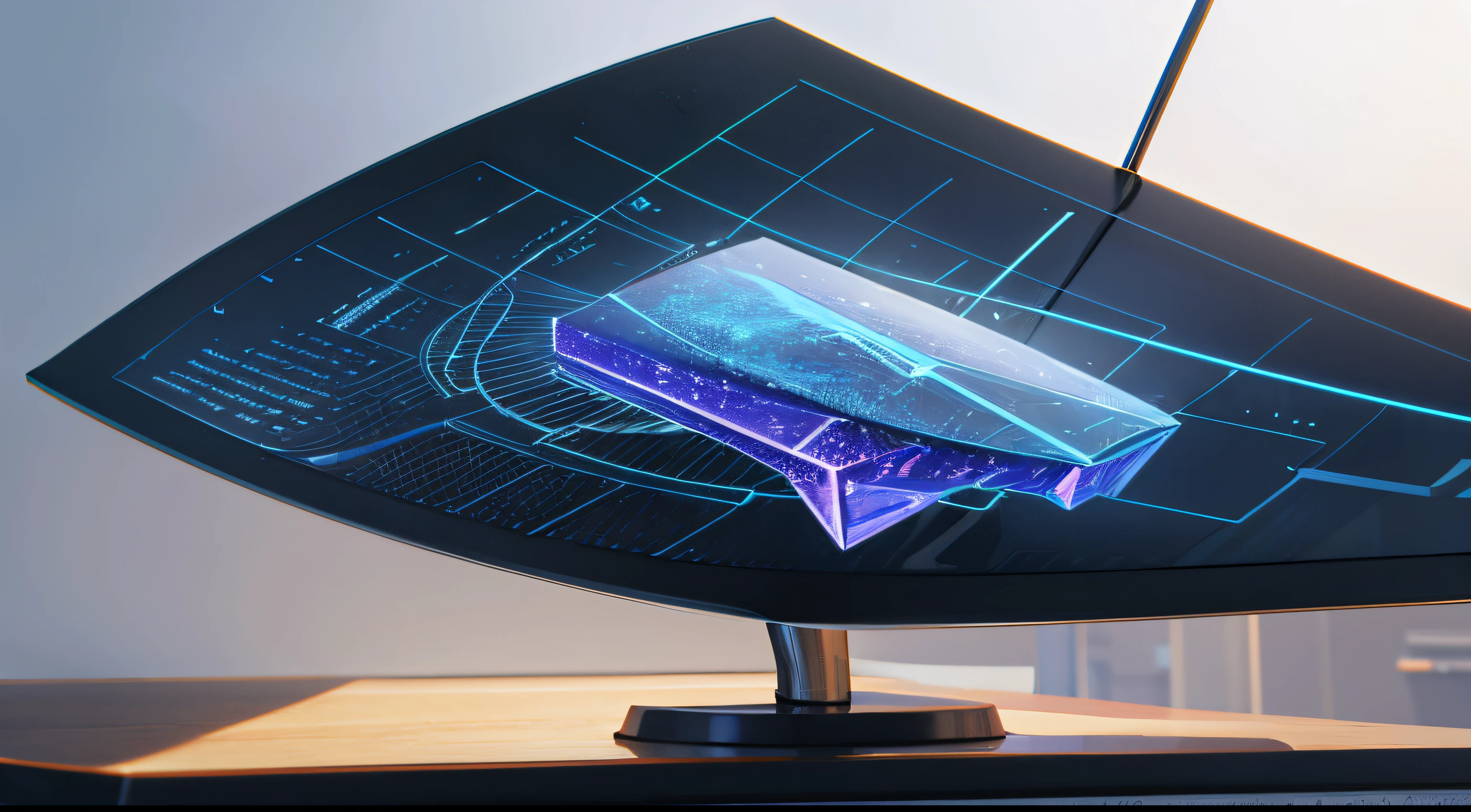 Engaging 3D visualization featuring stunning graphs、glinting