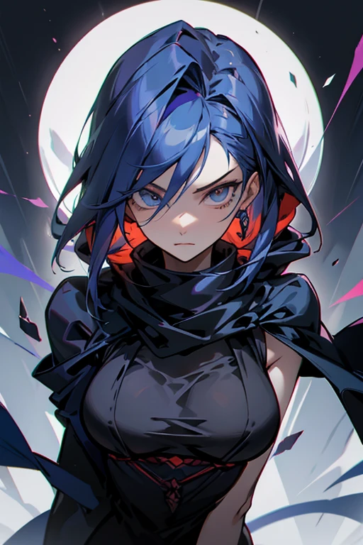 Cat-girl masterpiece, best quality, highres, 1girl, solo, fang, blue hair, skin fang, short hair, (mole on thigh:0.8), bangs, hair behind ear, purple eyes, hair ornament, open mouth, beach, micro bikini, smile, squatting, her chestnut hide gleaming under the fire-lit battlefield, 8k, high resolution. Her sapphire eyes radiate a determined spirit beneath her chestnut mane. Clad in a suit of burnished bronze and iron armor, she charges, a beacon of defiance amidst the fire and chaos.