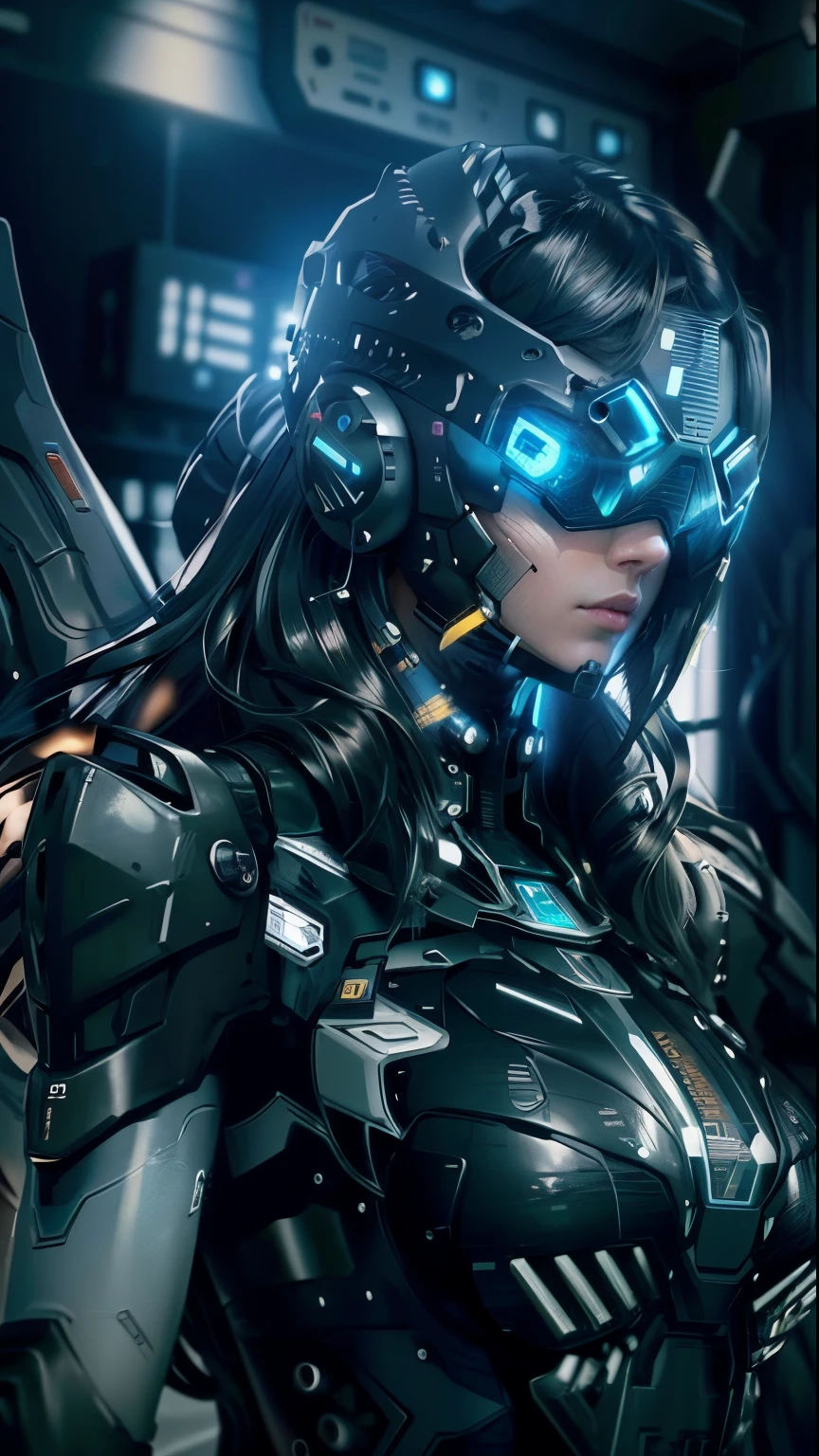 ((Best quality at best)), ((tmasterpiece)), (The very detailed:1.3), 3D,RF KTR_TechnoTrex, Beautiful cyberpunk woman,Thick hair,Computer terminal,computer servers, LCD screens, Fiber optic cable, corporate logos,HighDynamicRange (HighDynamicRange),Ray traching,NVIDIA RTX,Hyper-Resolution,Unreal 5,sub surface scattering,PBR textures,Post-processing,Anisotropy Filtering,depth of fields,maximum definition and sharpness,Many-Layer Textures,Albedo e mapas Speculares,Surface Coloring,Accurate simulation of light-material interactions,perfectly proportions,octaneratingrendering,Two-tone lighting,Low ISO,White balance,the rule of thirds,largeaperture,8K original,High efficiency sub-pixel,sub-pixel convolution,Luminous Particle,Light scattering,dingdall effect