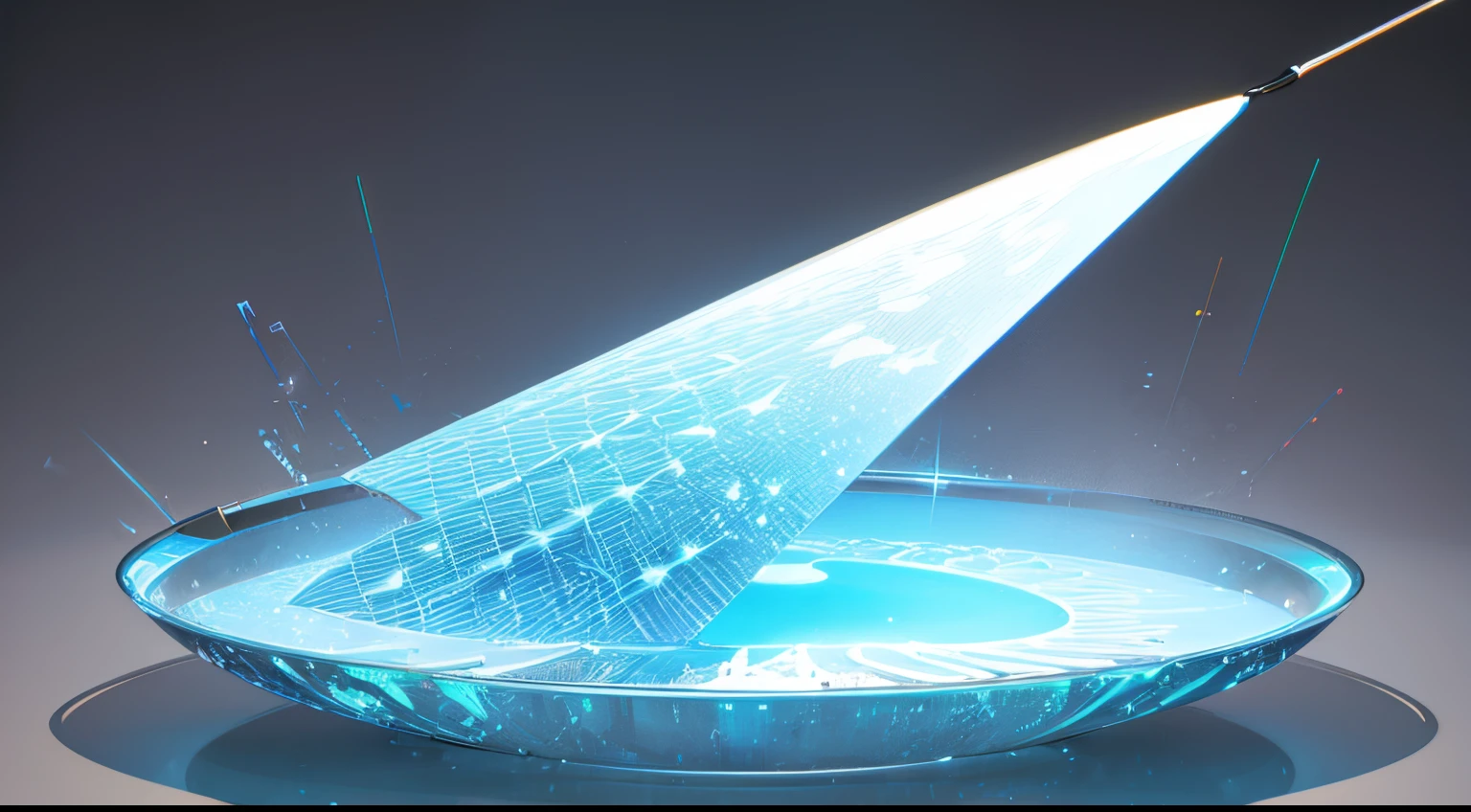 Engaging 3D visualization featuring stunning graphs、glinting