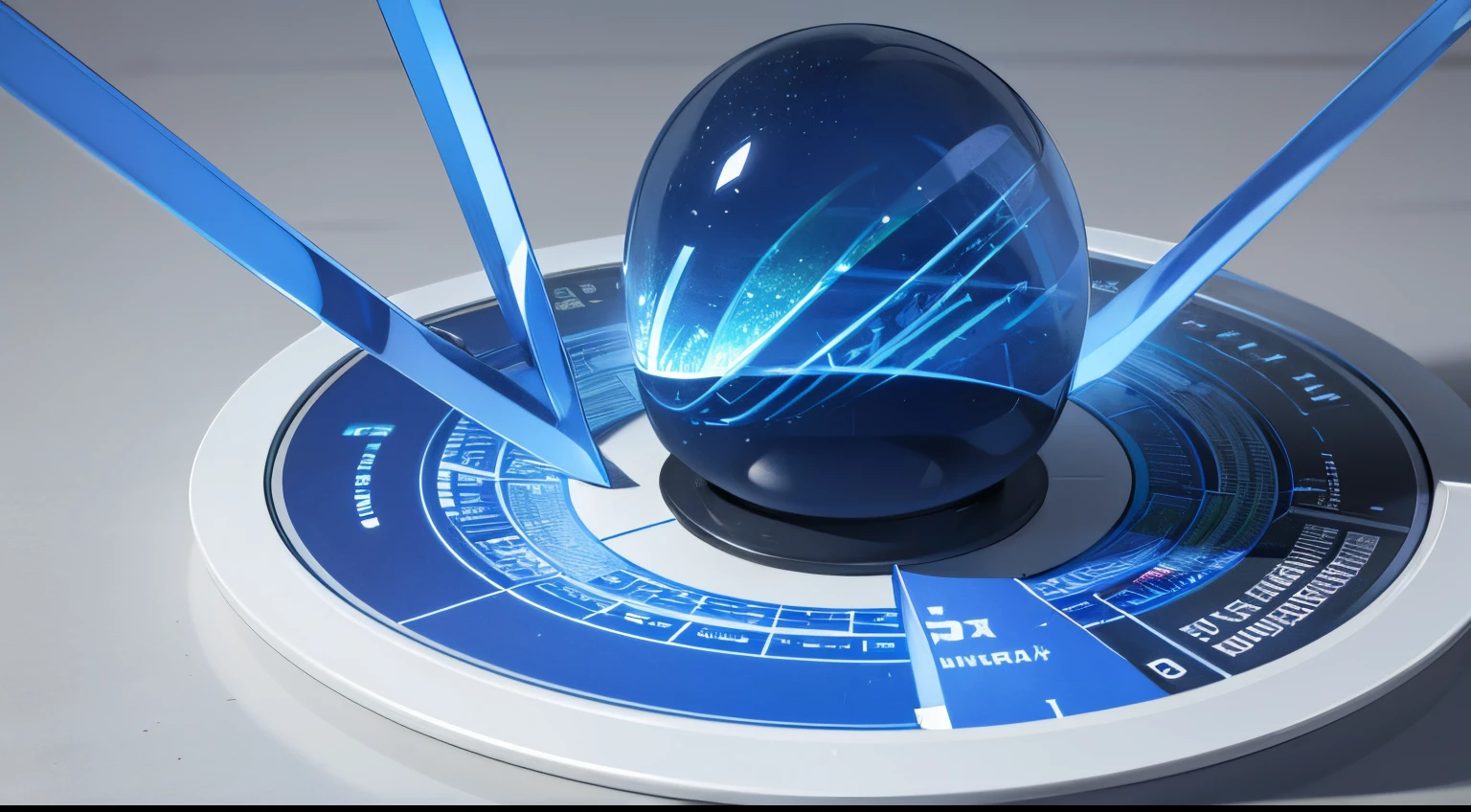 Engaging 3D visualization featuring stunning graphs、glinting