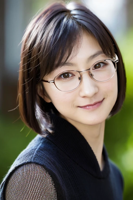 masutepiece, masutepiece, of the highest quality, Best Quality, Realistic, Unity, 8K Wallpaper, Official art, Very detailed CG Unity 8K wallpaper, (Realistic: 1.4), a 18 year old girl、A slight smil、Super Detail, Black-rimmed glasses、High resolution, Super Detail, amazing, Fine detail , Film Lighting, (brown|Black hair:1.4), Long Hair, (Reality Skin:1.2), (Crystal clear beautiful skin:1.0), Beautiful details, Eyes and face are very detailed, Beautiful eye details, Huge file size, ultra detailed and beautiful, Dark eyes, Model Shot Style,