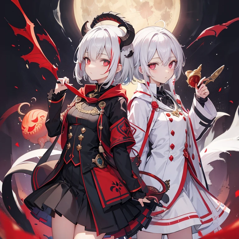 Libido boy,shota,Beautiful young tribe,beast ear,Vampires,nobles,Western Europe,court room,choir,crape,Magic Array,The demonlack gradient white hair,Short hair details,scyscraper,Blood-red pupils,There a black star in the pupil,Tiger Tooth,chies,DOA,Cthulhu,nobles,prinz,moon crown
