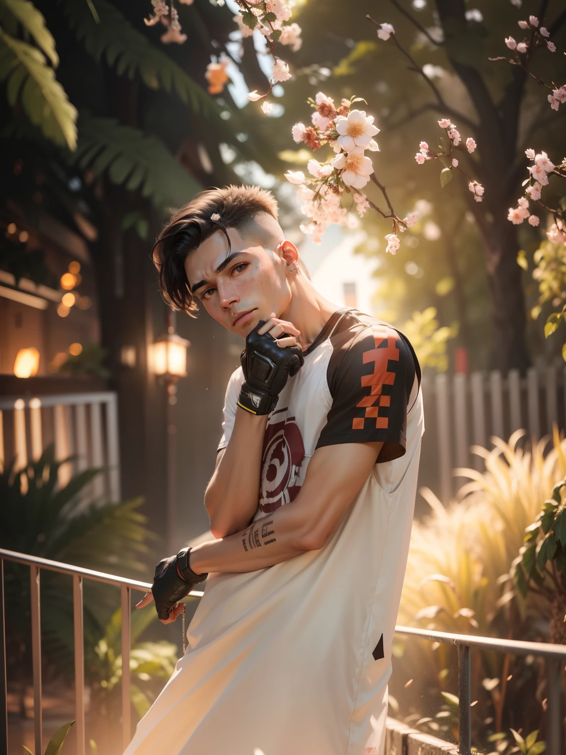 Remove bagraund, cyberpunk,smart, light, ultra realistic,8k,boy,smart, realistic face, cinematic,ultra realistic face,change clothes with the name Sunset