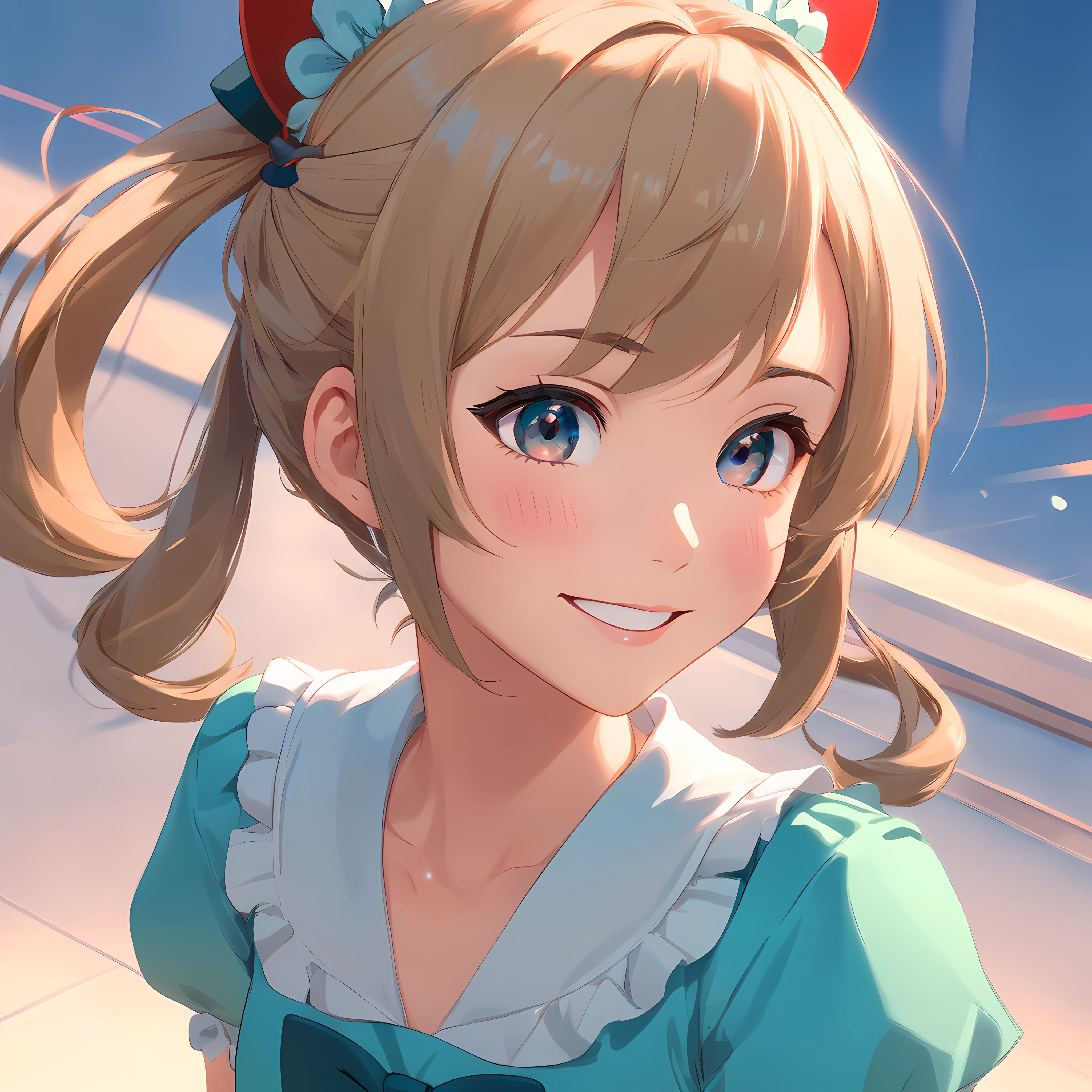 black hair color hair, hairy balls, victorious, Long eyelashes, roundly eyes, fakeanimalears, light smile, 耳Nipple Ring, square shapes, Blonde hair, White hair, colorfulhair, colorfulhair, ahoge, ahoge, ahoge, through bangs, through bangs, woven, braidedponytail, pony tails, dual horsetail, antenna hair, hairpin, maid headdress, heart - shaped pupils, ssmile, light smile, the shy, The face red, hyper realisitc, cel shadow, anaglyph, stereograms, Standing picture, Perspectives, atmospheric pressure, modern, 8K, super detailing, Acura, Best quality, 1080p, k hd, 8K, 16k, Best quality, high high quality, high detal, hyper HD, tmasterpiece, Anatomically correct, A high resolution