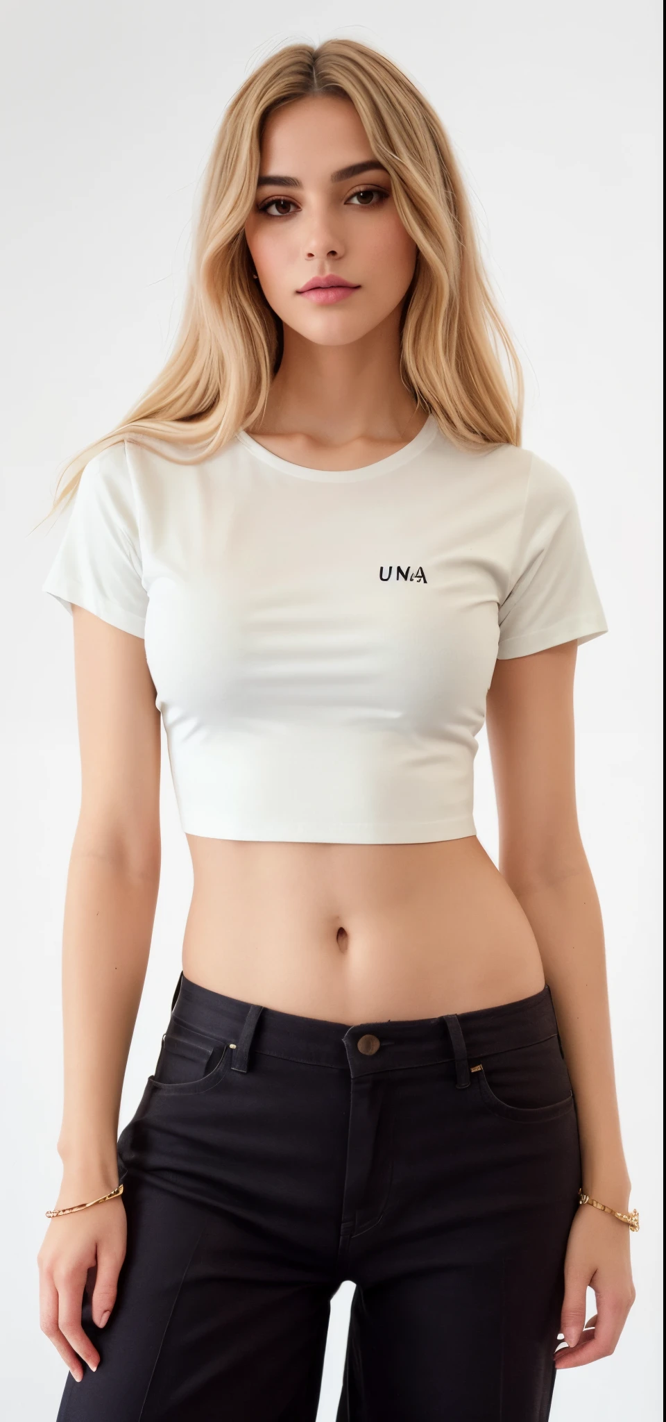um close de uma mulher com um top curto, Topo de colheita, topo de corte, usando um top cropped, com corte rasgado t - camisa, usando topo de corte, tampo branco, usando um top cropped, usando um top cropped sexy, camisa apertada, usando um topo de corte, tshirt branca lisa, vestindo camisa apertada, t-topo, camiseta branca