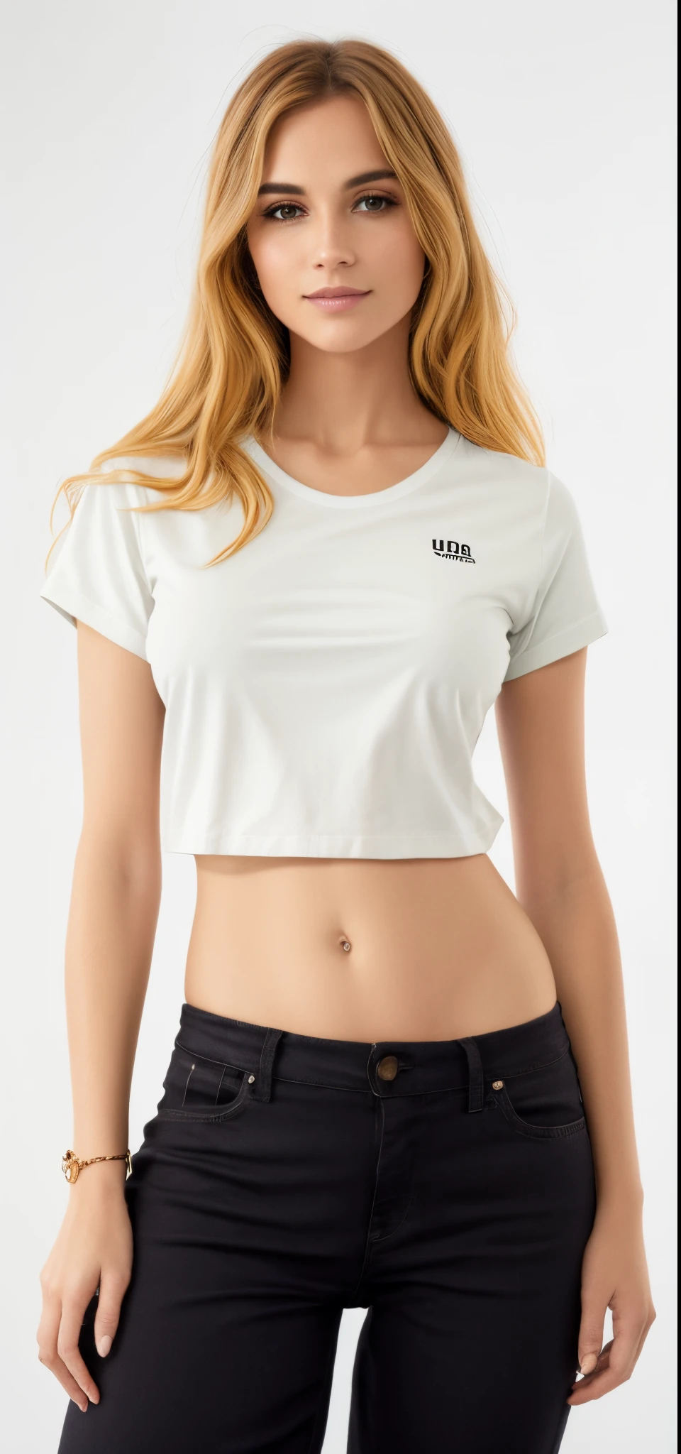 um close de uma mulher com um top curto, Topo de colheita, topo de corte, usando um top cropped, com corte rasgado t - camisa, usando topo de corte, tampo branco, usando um top cropped, usando um top cropped sexy, camisa apertada, usando um topo de corte, tshirt branca lisa, vestindo camisa apertada, t-topo, camiseta branca