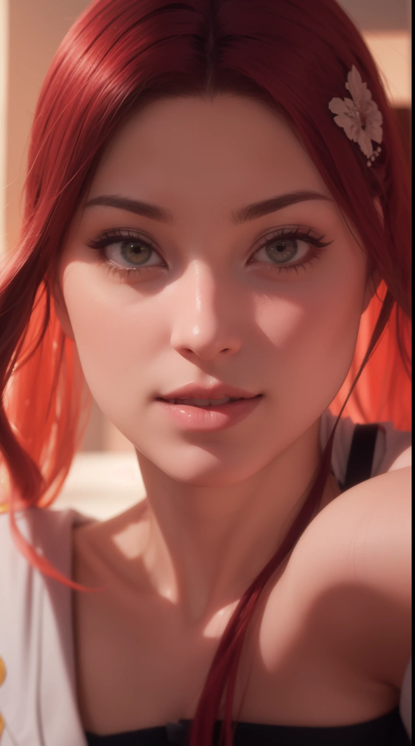 Hyper-realistic super detailed sexy Mitsuri Kanroji,, muy detallado, expresiones faciales sexys, Detail of seductive facial expression.: 1.4): 0.4], 16K resolution, 4k-resolution, dynamic  lighting, high-definition resolution, (pose sexy, Attractive position), (hiperrealista: 1.4), (Luz de fondo: 1.2), (Luz solar: 1), (altura completa: 1.8),(fondo contrastante: 1.5), (Hyperrealistic arm anatomy), (hyperrealistic leg anatomy), (Piel limpia), (Cinematic lighting: 1.7), (intimo), (Tecnología NVIDIA RTX Ray Tracing), (Perfect flat stomach), (Imagen en color),Create a 4K resolution, ultrarrealista, y obras de arte extremadamente detalladas que muestran a un CEO de Mitsuri Kanroji en un entorno de oficina corporativa con un estilo provocativo. Mitsuri Kanroji, el personaje central de la obra de arte., Conocida por su presencia imponente y su apariencia audaz. Ella se para frente a una gran ventana de vidrio de una oficina moderna que ofrece una vista del paisaje urbano..

 ((Mitsuri Kanroji (Asesino de demonios))), una chica con el pelo largo degradado de color verde rosado y ojos verdes, cabello verde, Cabello degradado, cabello multicolor, Cabello largo. Sha tiene una presencia imponente. Tiene una silueta provocativa pero profesional, con un traje de negocios entallado que resalta sutilmente su figura. Su maquillaje atrevido, with striking red lips and a look that demands attention.

She dressed provocatively,  A bold fashion statement. leotardo de colores brillantes, un toque de glamour a su apariencia general. shy and weak smile