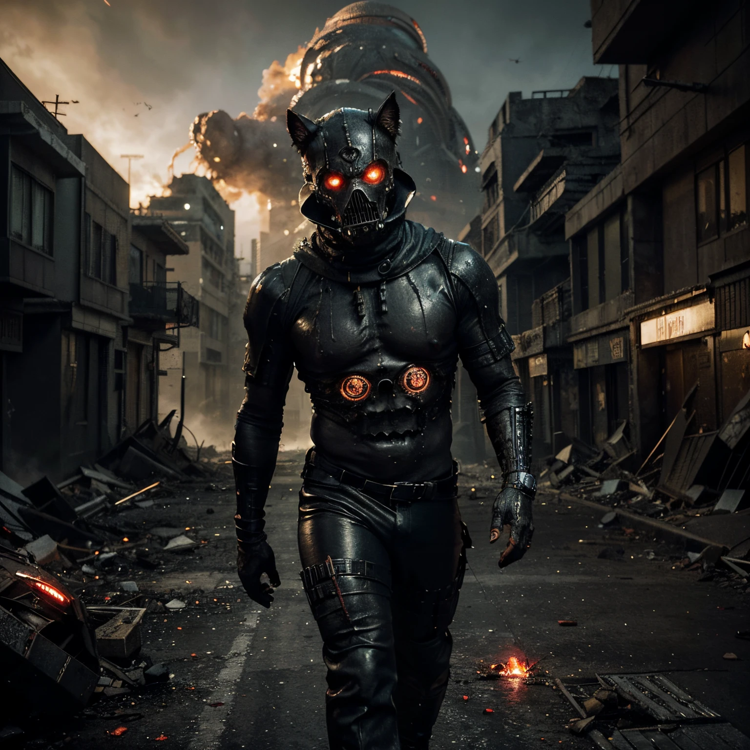![Image](https://image.pollinations.ai/prompt/A monstrous and wrathful puppy with glowing red eyes, tearing through a post-apocalyptic cityscape, leaving destruction in its wake), where sceneDetailed = a post-apocalyptic cityscape with destruction, adjective1 = monstrous, charactersDetailed = a wrathful puppy with glowing red eyes, adjective2 = post-apocalyptic, visualStyle1 = dystopian, visualStyle2 = chaotic, visualStyle3 = menacing, genre = horror, artistReference = H.R. Giger

Regenerate
Edit
Copy