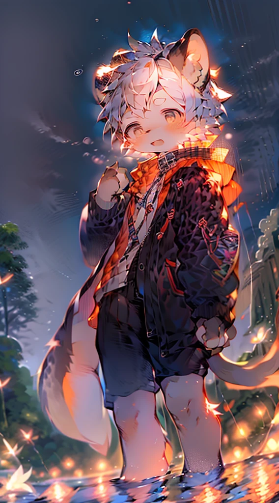 zackary911, by majmajor, by syuro, by dagasi, by wolfwithwing, by hanuvo, by tabhead, by zinfyu, by seraziel, (by dagasi:1.1), BREAK,masterpiece, highres, 8k, detailed background, high quality, BREAK,(( panther, leopard,black fur, cat tail, fluffy, detailed fur)) fur,BREAK,Modern city, tall buildings, dark clouds, lightning, BREAK,
,male,thunder,Fundoshi,Angry, lightning in the eyes, discharge,jacket,(Palm shoots lightning,eye shoots lightning:1.2)