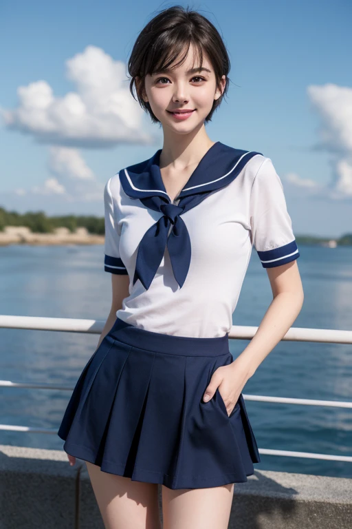 夏服セーラー服JK