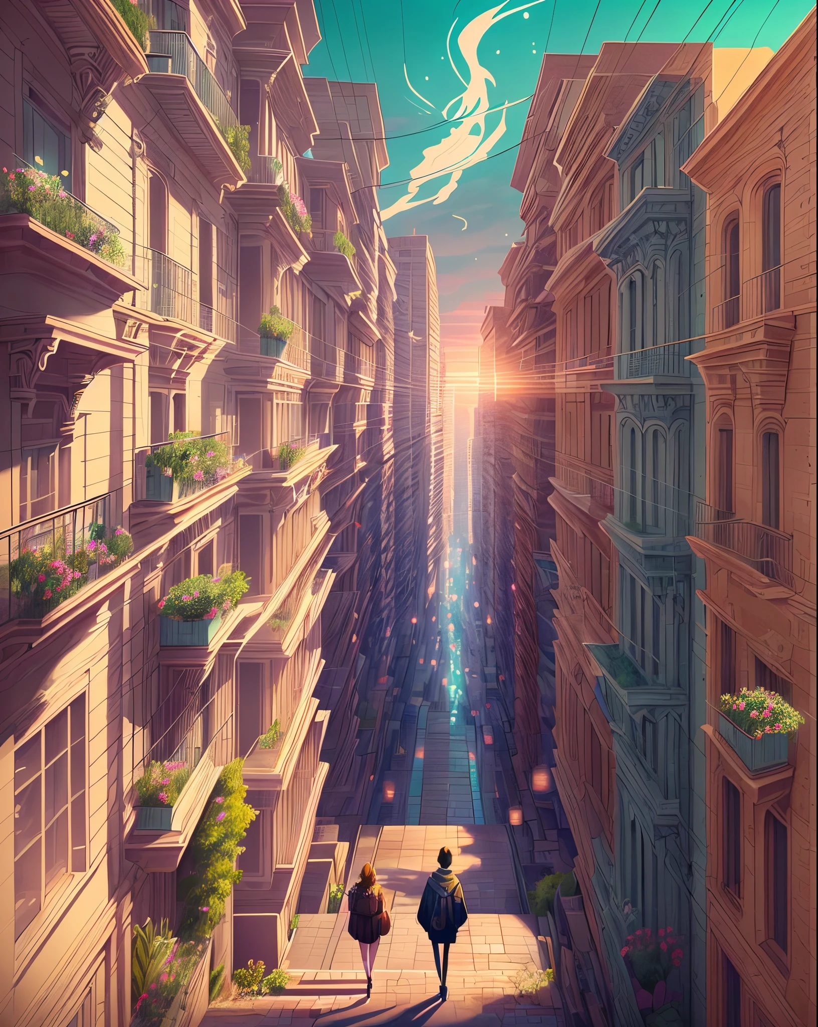 cinematic anime poster inspired by Your Name --auto --s2