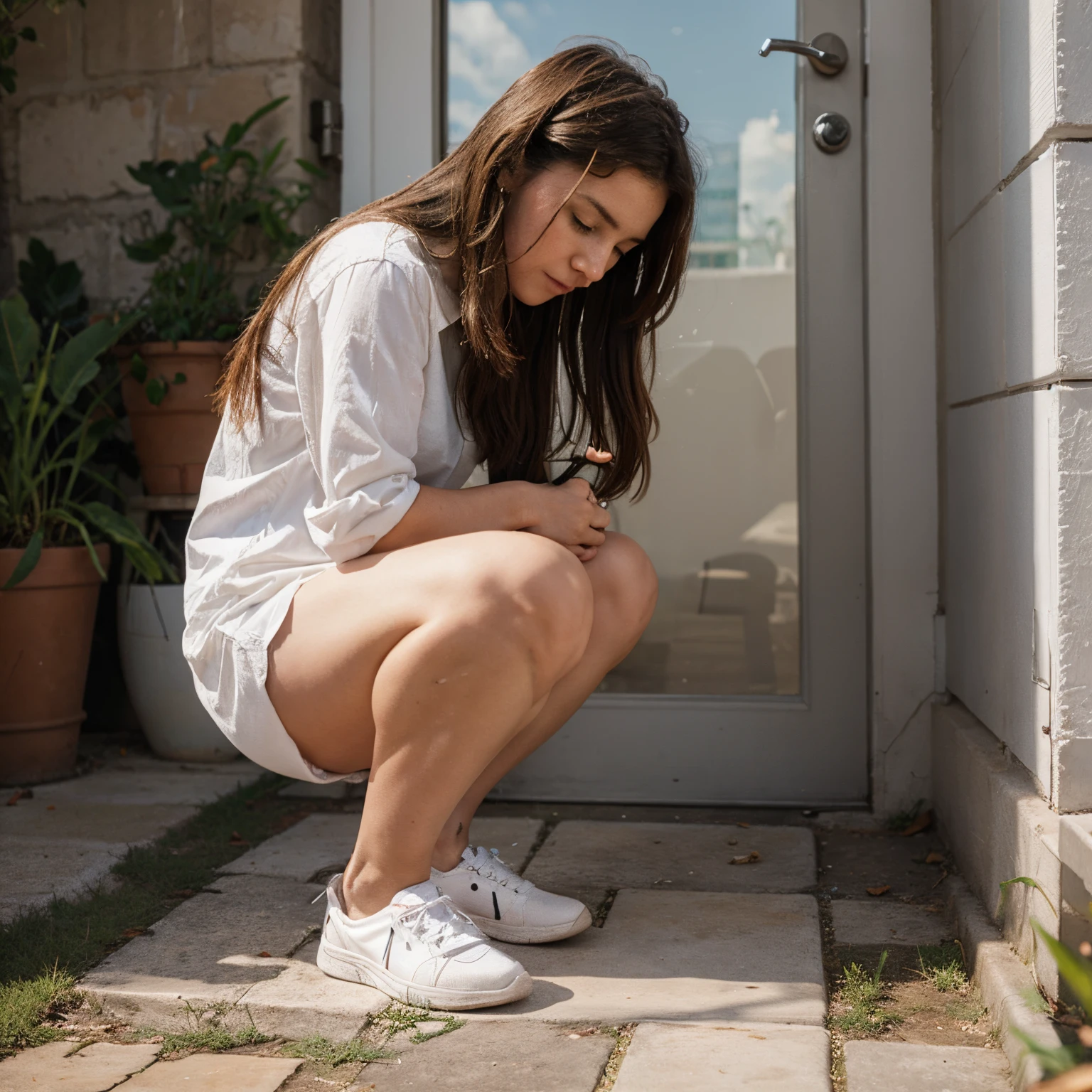 Girl peeing