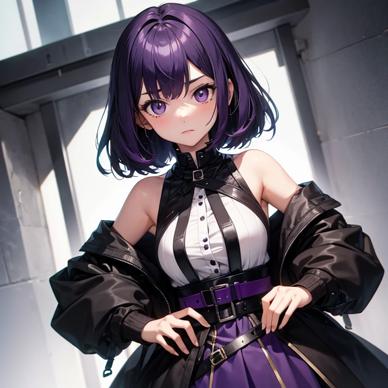 GENDER: Female
AGE: 17 (As of episode 8)
HEIGHT:160cm (5'2)
HAIR COLOR:Black
EYE COLOR: Purple