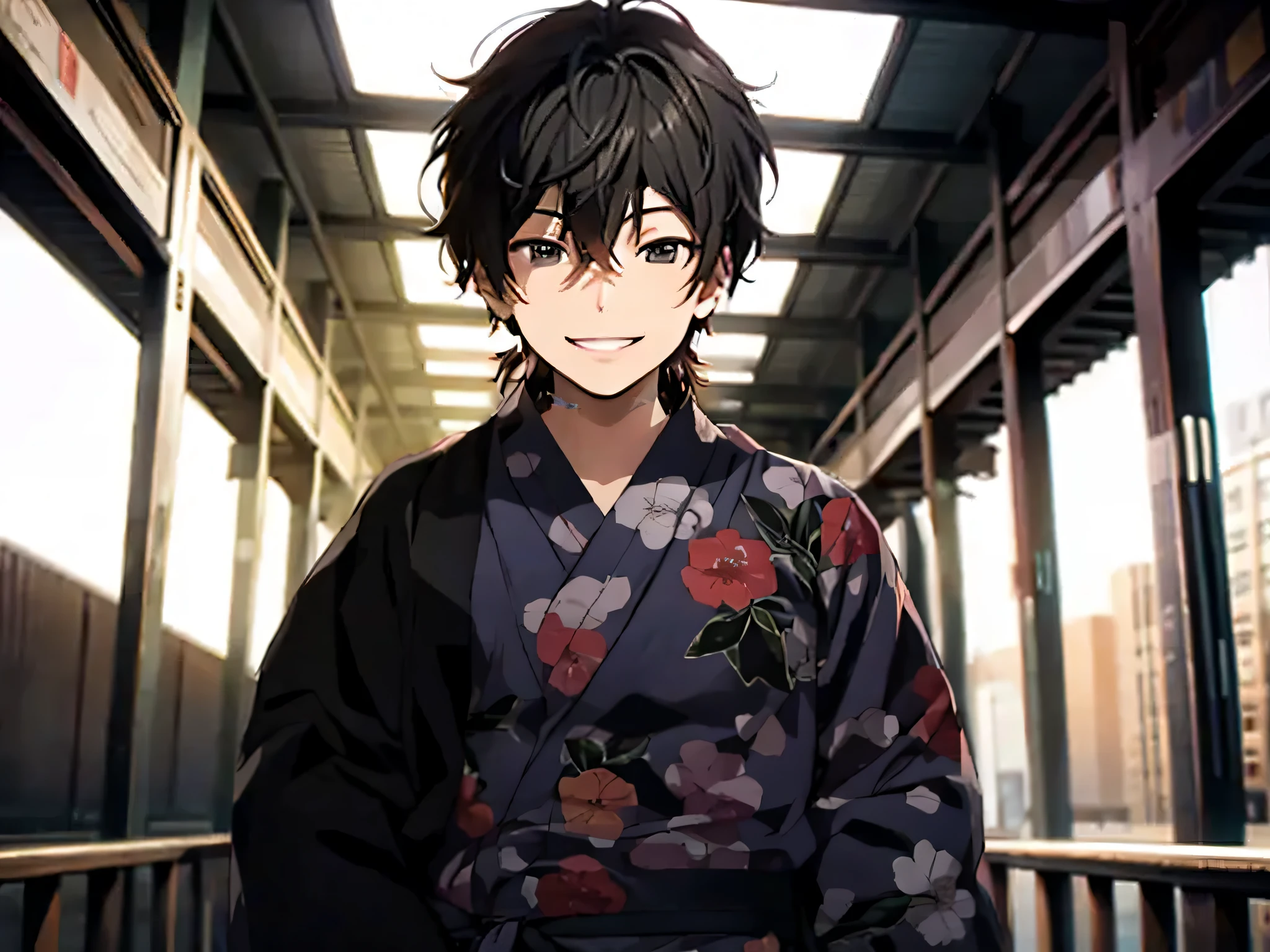 Yukata、Black
