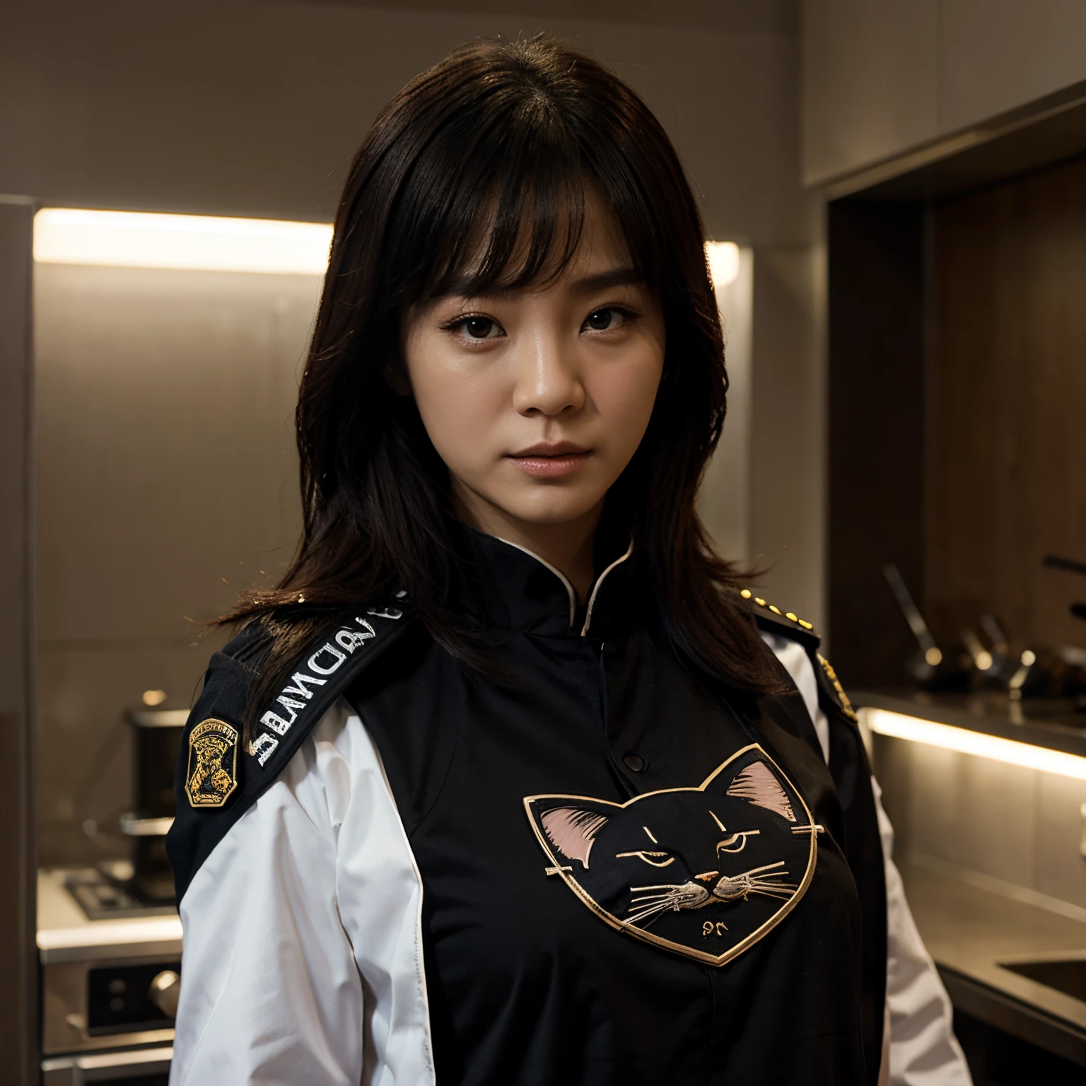 Script Killing Badge Line Draft Chen Tong Nancy’s Elements Have Cat Police Uniform