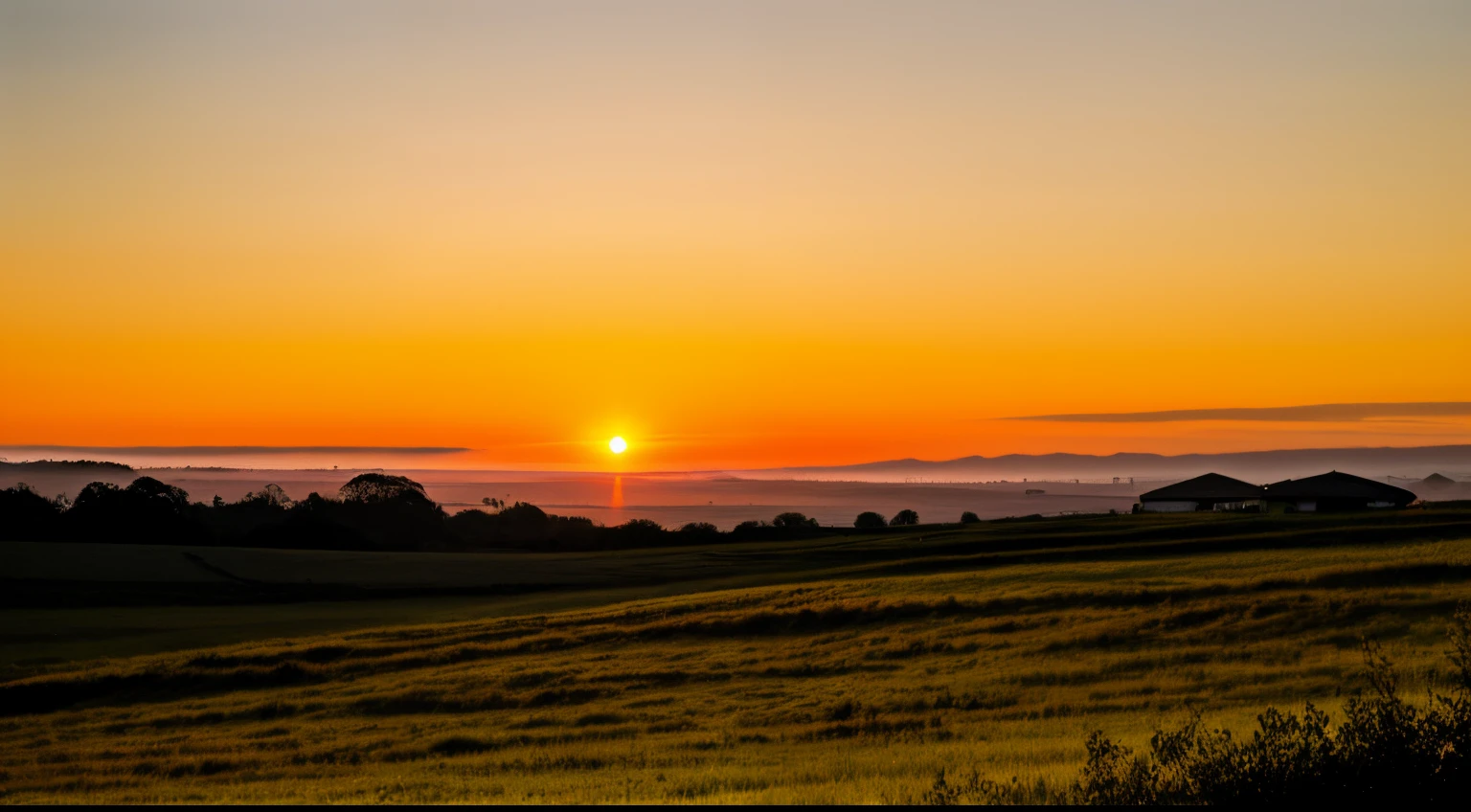 sunrise landscape.