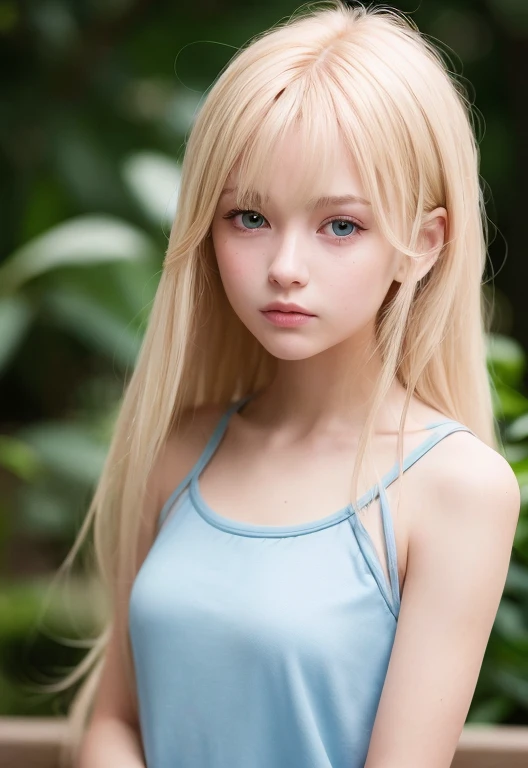 Night, RAW photography, (((Portrait of extreme beauty))), (Ultimate beauty portrait))), 1 girl, 14 years old pretty girl in Prague, (blonde hair with natural bright luster)), [Blue eyes], shiny glossy skin, silky fine hair, straight long hair, eyeliner, long bangs, hair between eyes, fluttering hair, ((masterpiece, top quality, ultra detailed, film light, Complex Detail, High Resolution, 8K, Very Detail)), Detailed Background, 8K UHD, DSLR, Soft Light, High Quality, Film Grain, Fujifilm XT3, Shallow Depth of Field, Natural Light, (Perfect Hand), Perfect Beautiful Face