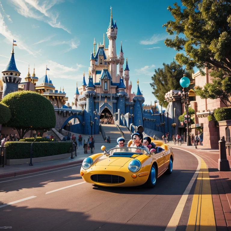 Disneyland roller coster