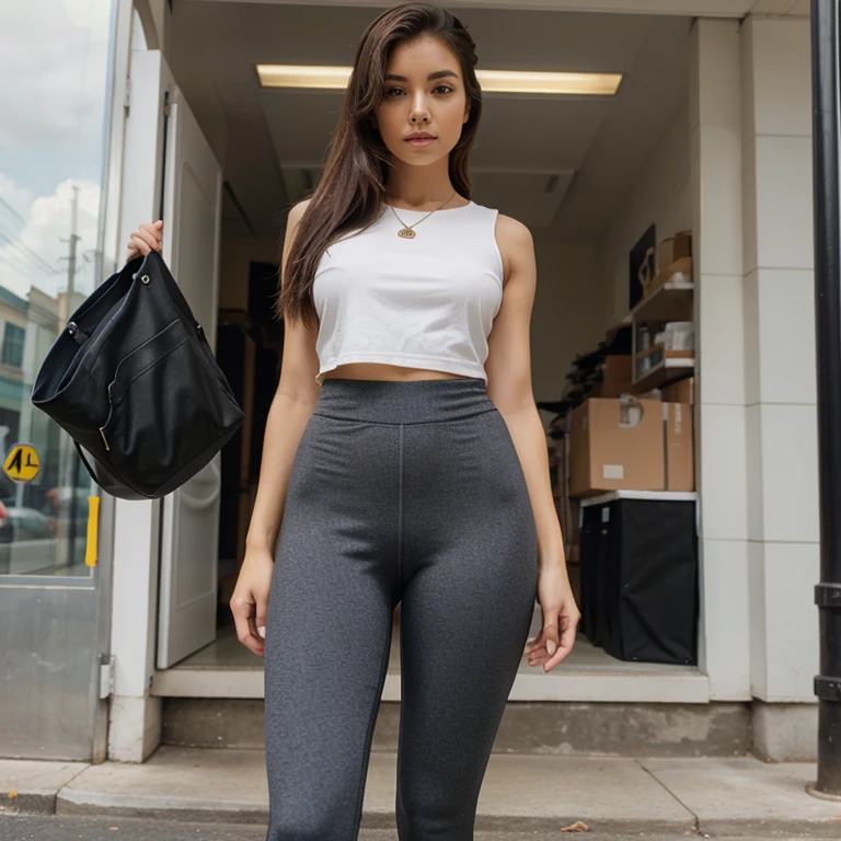 Girl have legging pants