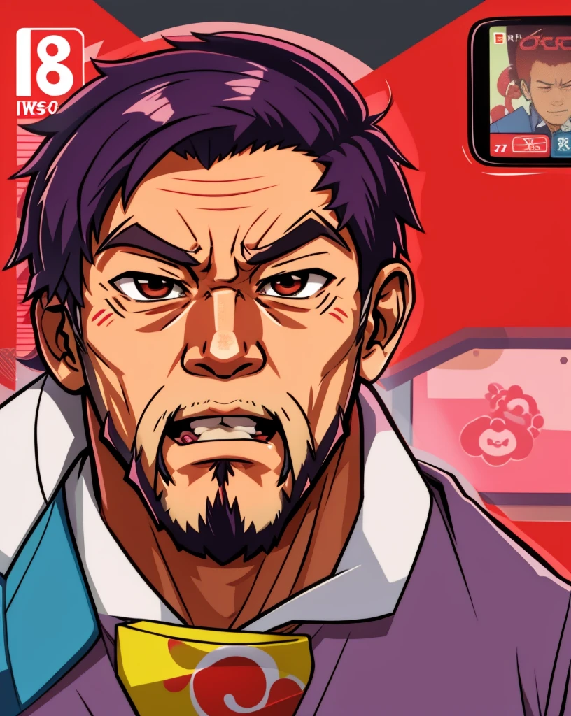 comic character, typical otaku, masapon, mark2docomo, w399, disgusting paedophiliac, groomer, weebo, drooling saliva, degenerate
