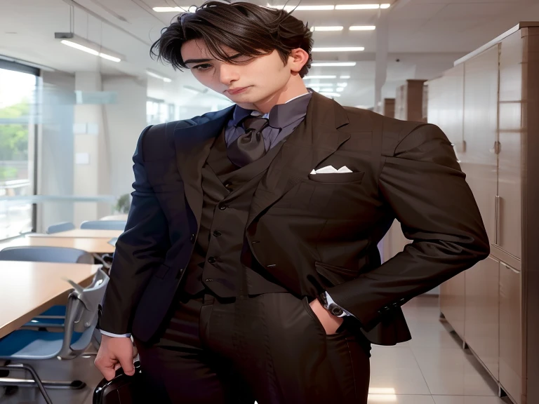 there a man standing in a waiting room with a tie on, around 1 9 years old, without beard, very very low quality picture, 8k selfie photograph, with accurate face, jayison devadas, at college, an afghan male type, candid picture, with no beard, ayan nag, high quality upload, taken with sony alpha 9, very accurate photo