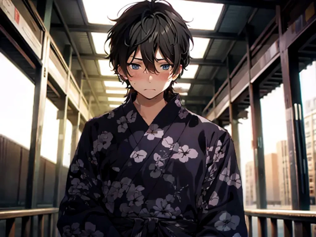 Yukata、black