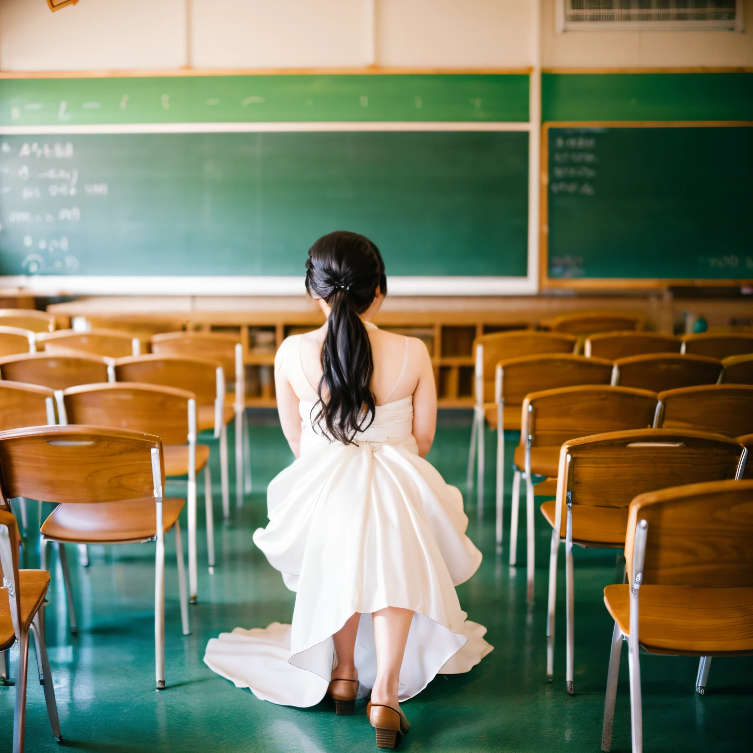 The Bride of Fifths, Yotsuba, M-shaped legs, Panchira, Classroom