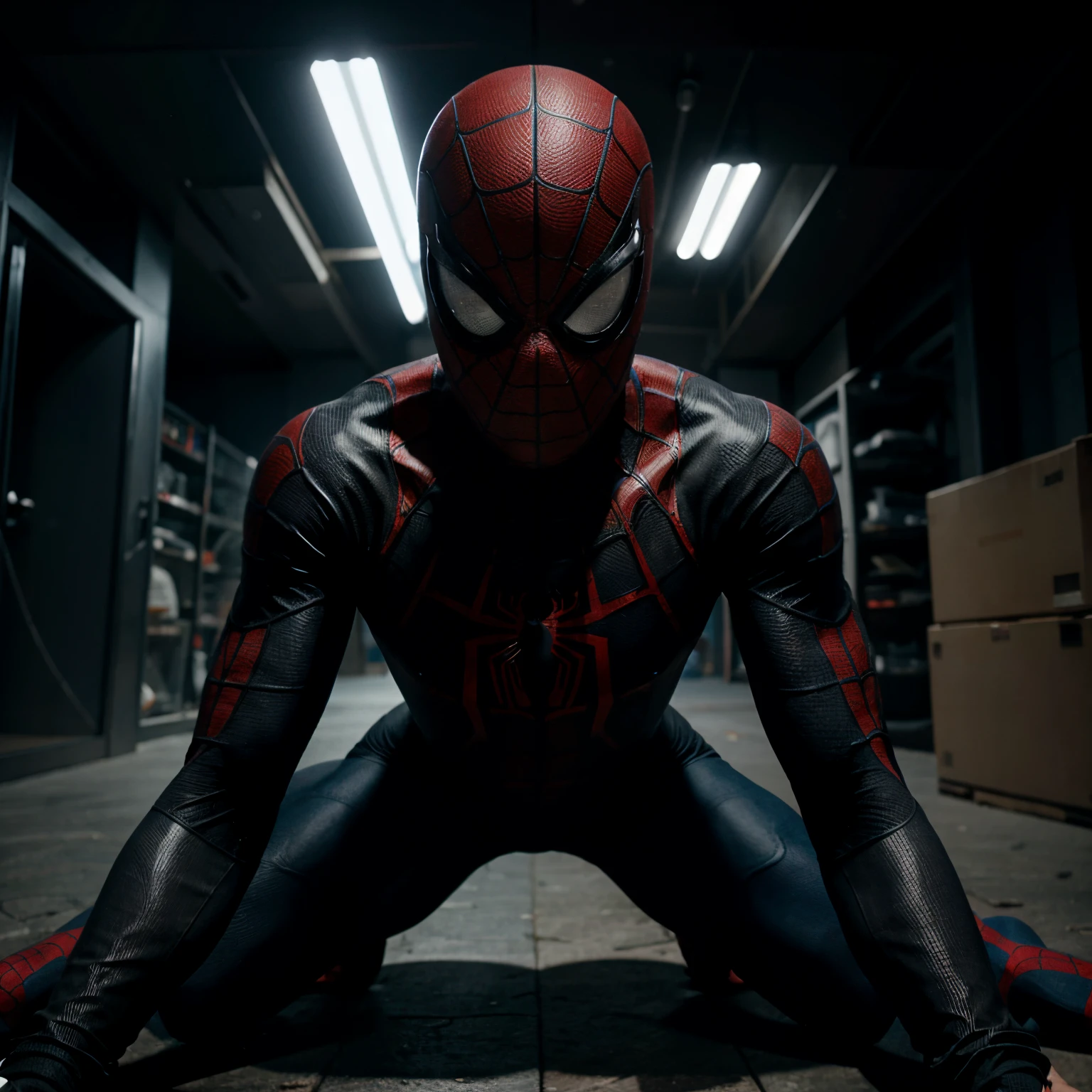 black spider man circle 80k ultra hd realistic graphics