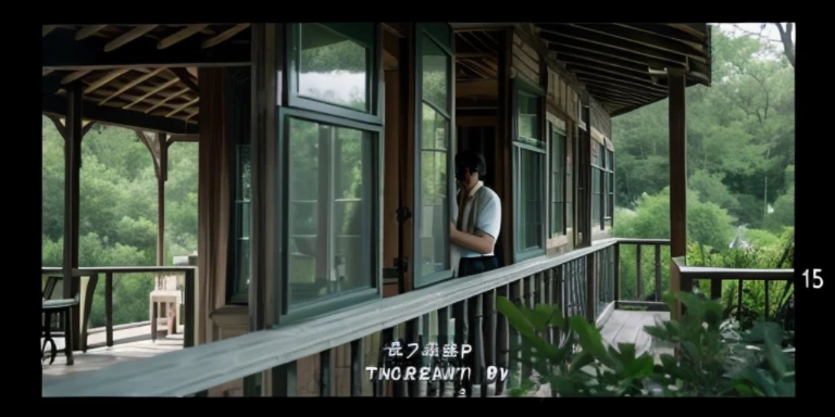 There was a man standing on the porch looking out the window, screenshots from movies, Highlight scenes from the movie, There are subtitles, screenshots from movies, 35mm —w 1920 —h 1080, stills from movies, Still from live-action movies, Opening scene, Scenes from live-action movies, trailer