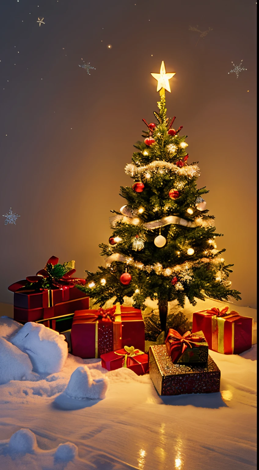illstration、Christmas tree、Top resolution、