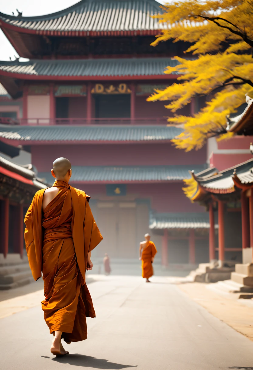 (GTA STYLE:1.5)，monk，in the wind，Exhibited