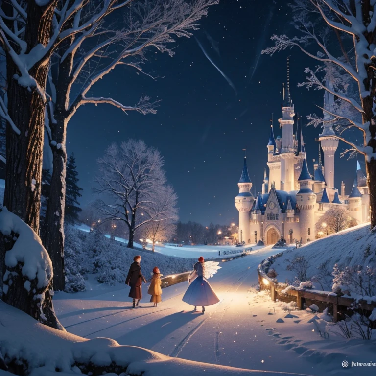 A New Year's fairy tale, drawing